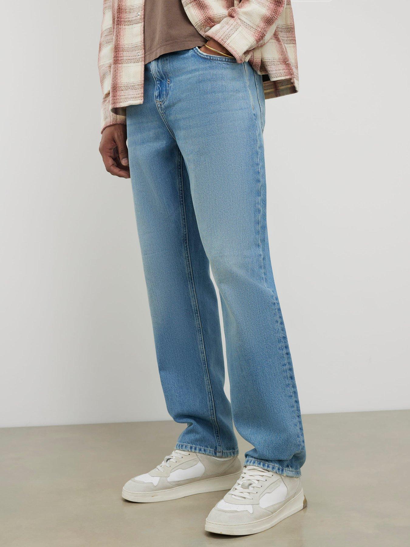 River Island Straight Luciento Jeans - Blue