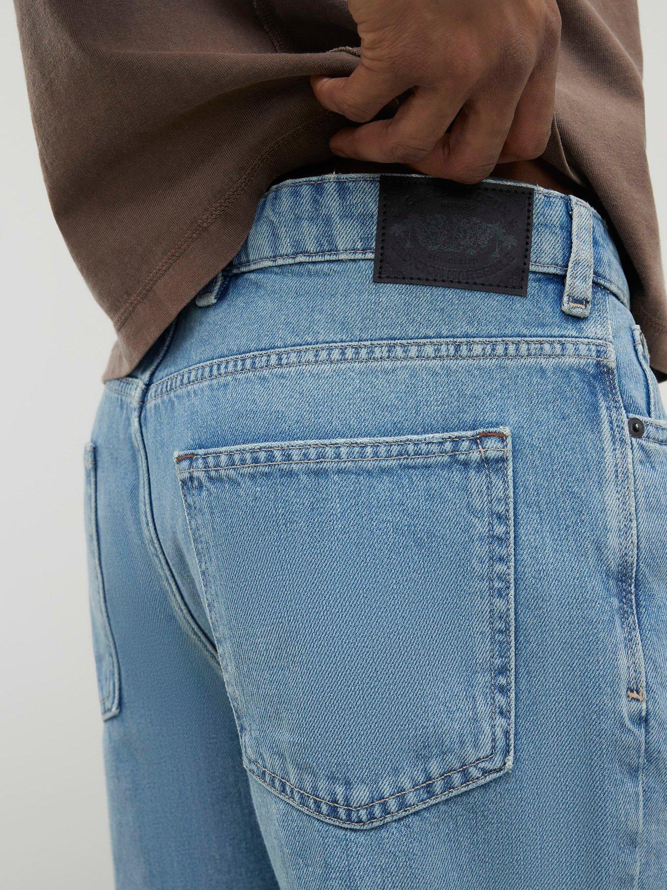  image of river-island-straight-luciento-jeans-blue