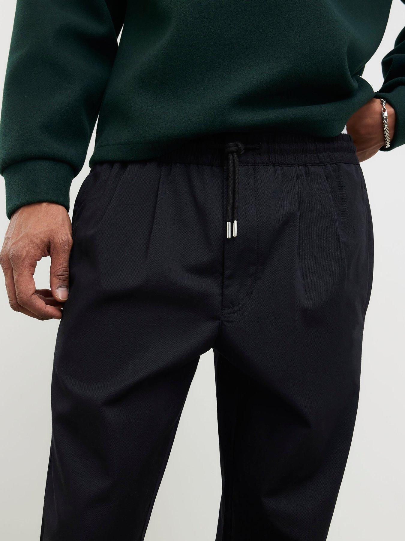 Image 4 of 4 of River Island Othello Elasticated Trousers - Black