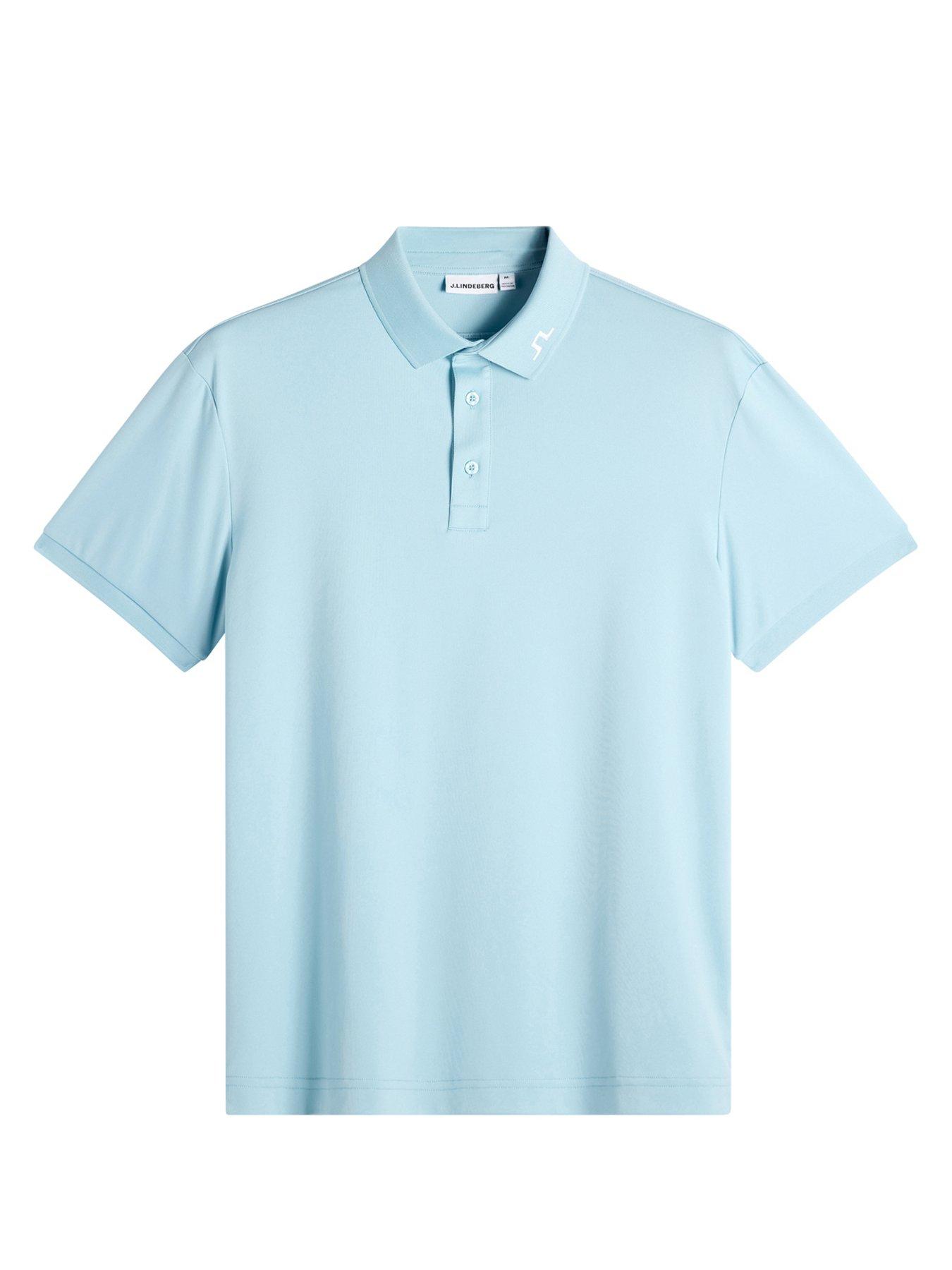 J LINDEBERG Mens Golf Kv Polo - Blue