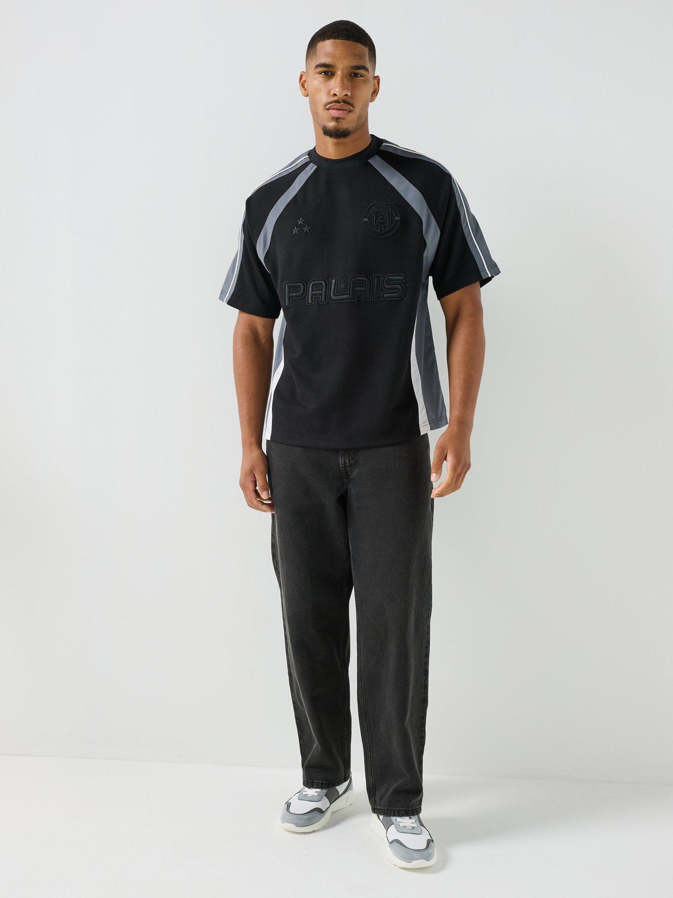 Image 3 of 6 of River Island River Island Short Sleeve Palais Football T-shirt