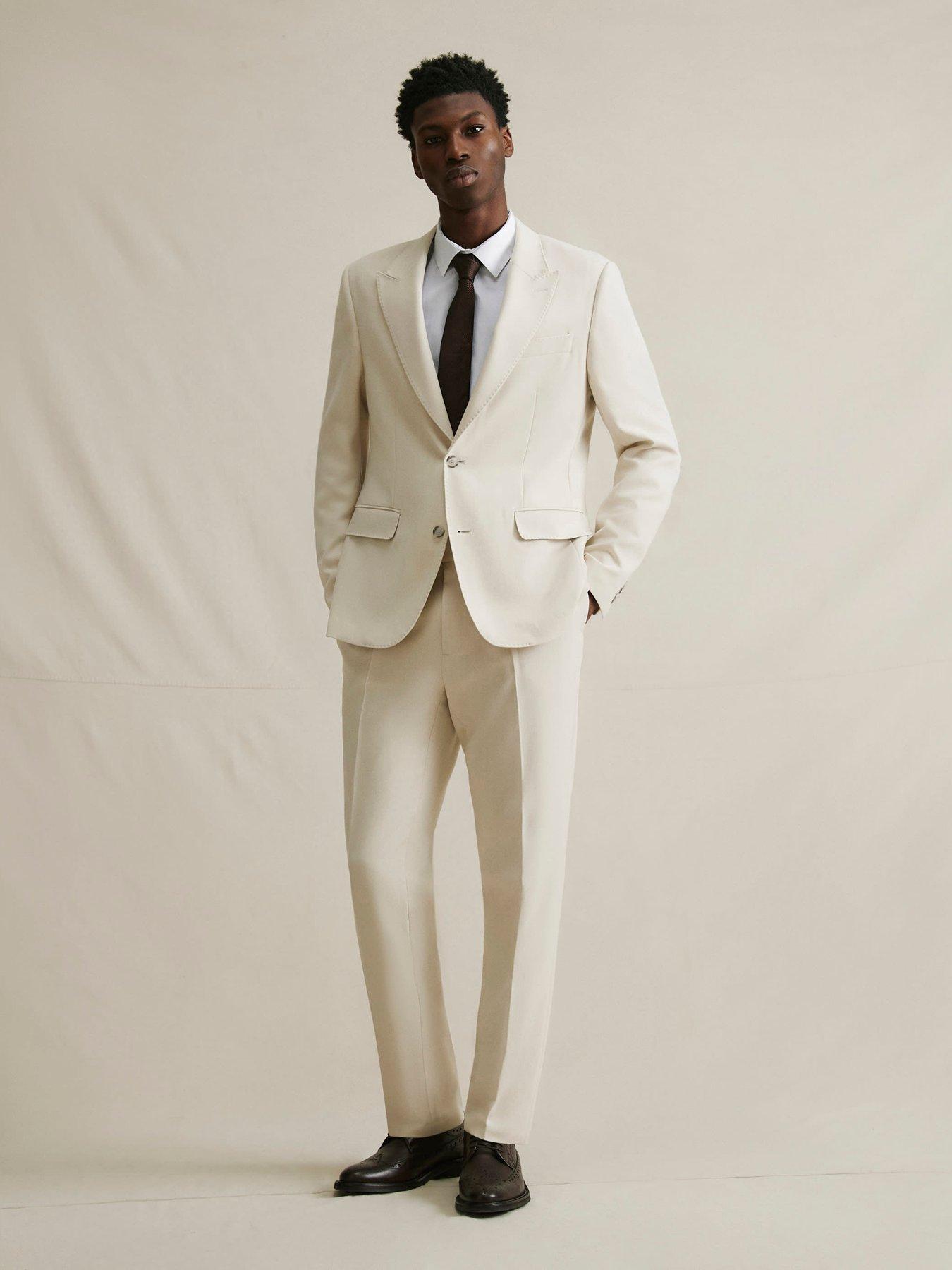 Image 1 of 4 of River Island River Island Groom Suit Trouser