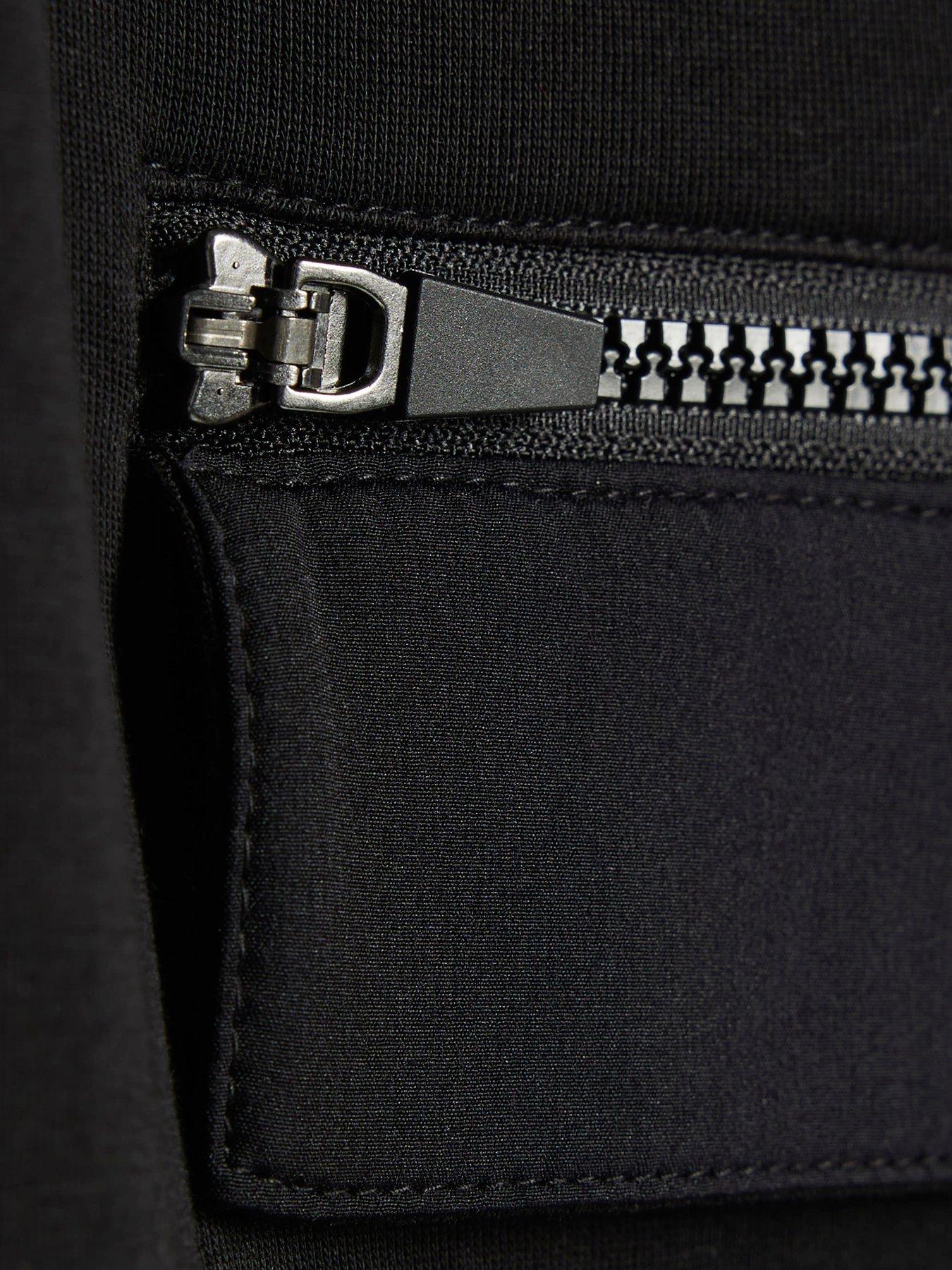  image of river-island-scuba-nylon-shorts-black