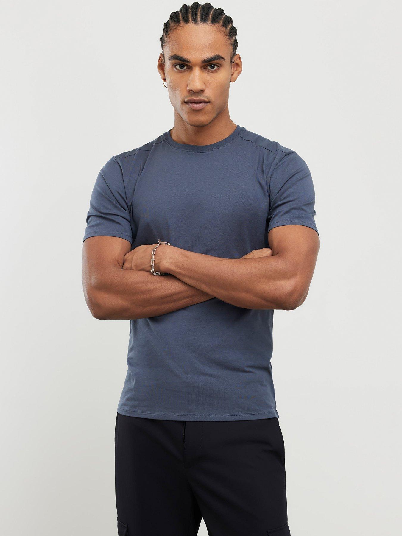 river-island-muscle-essentials-short-sleeve-t-shirt-dark-blue