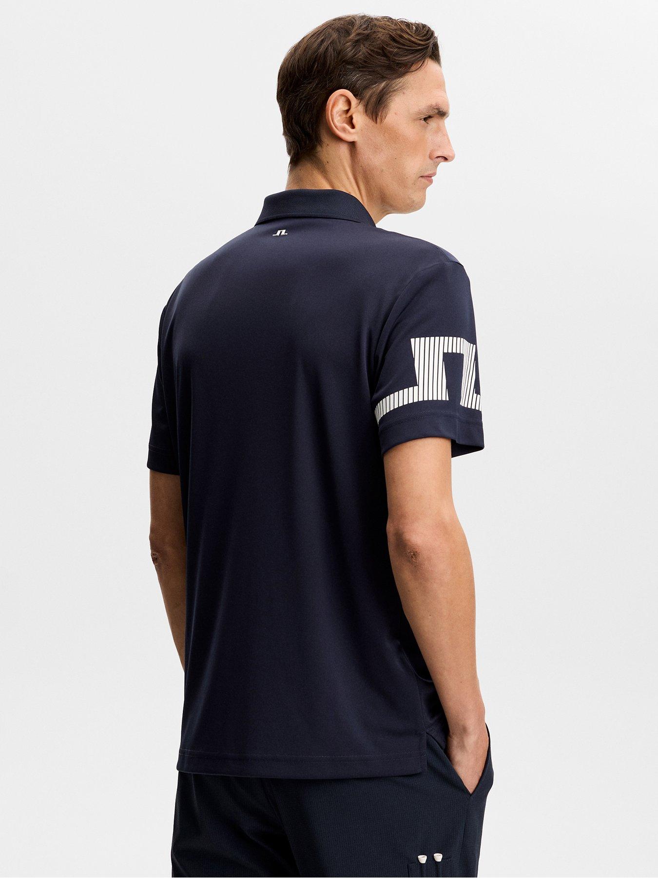 Image 2 of 6 of J LINDEBERG Mens Golf Heath Polo - Navy