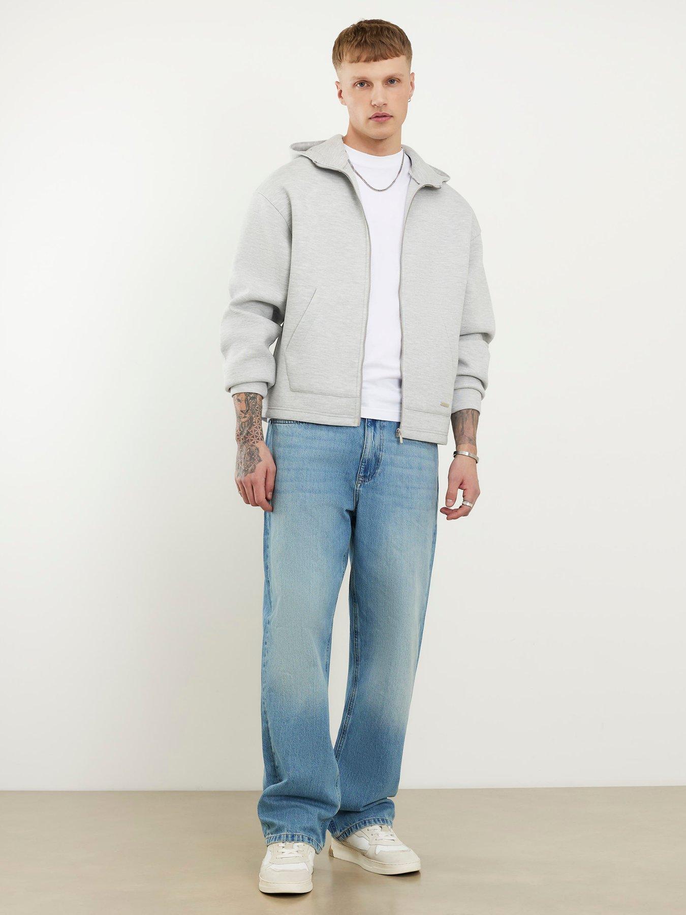 Image 3 of 4 of River Island Luciento Loose Jeans - Light Blue