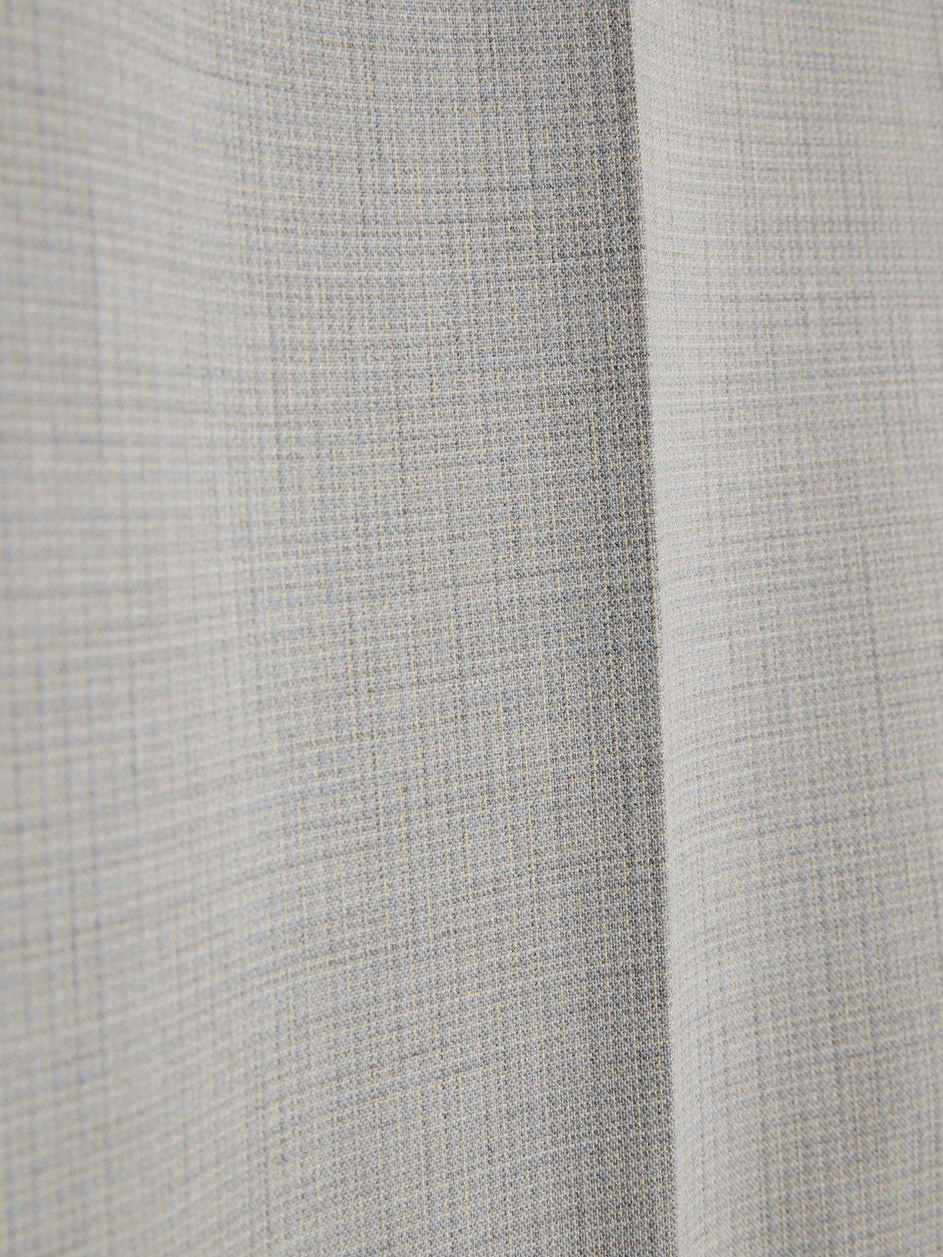Image 6 of 6 of River Island Microcheck Skinny Suit Trouser - Blue