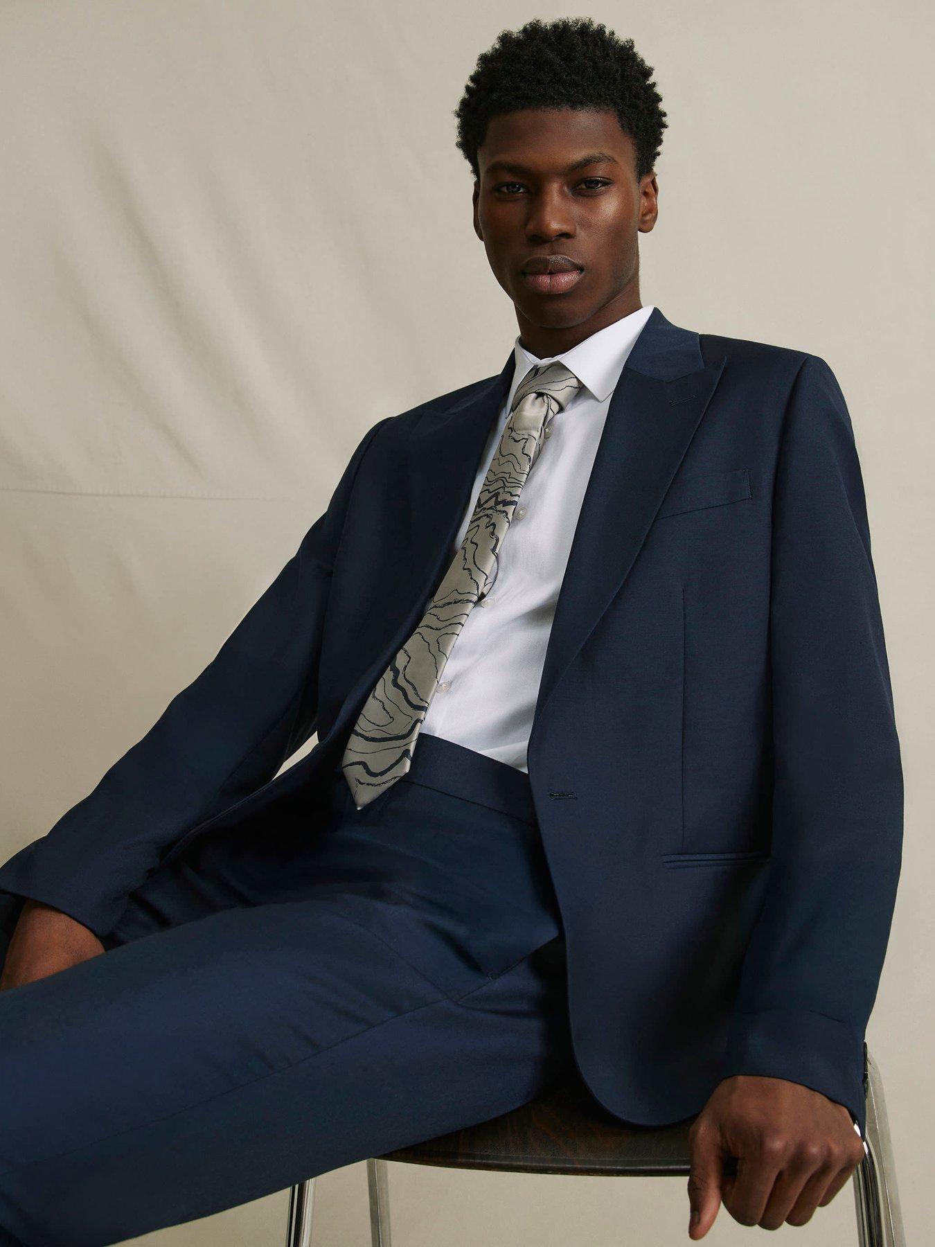 River Island River Island Buzzy Blue Suit Jacket