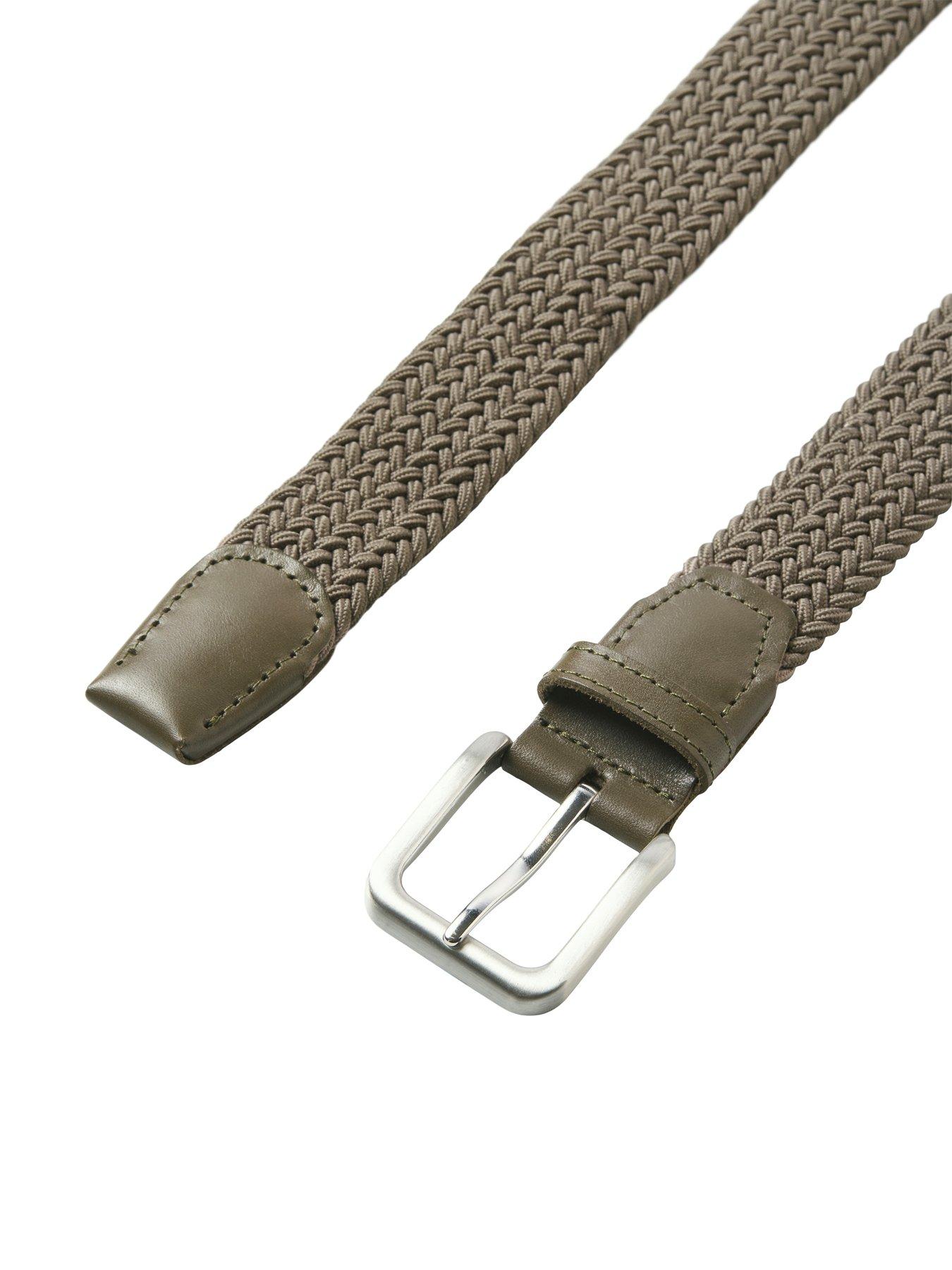  image of jack-jones-woven-belt-brown