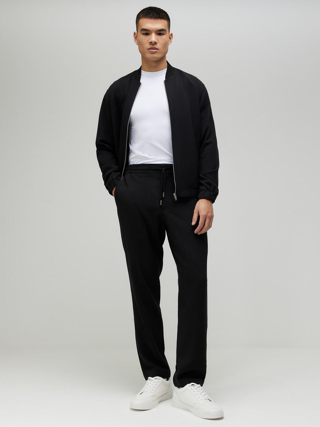 Image 3 of 4 of River Island Smart Laddy Bomber - Black