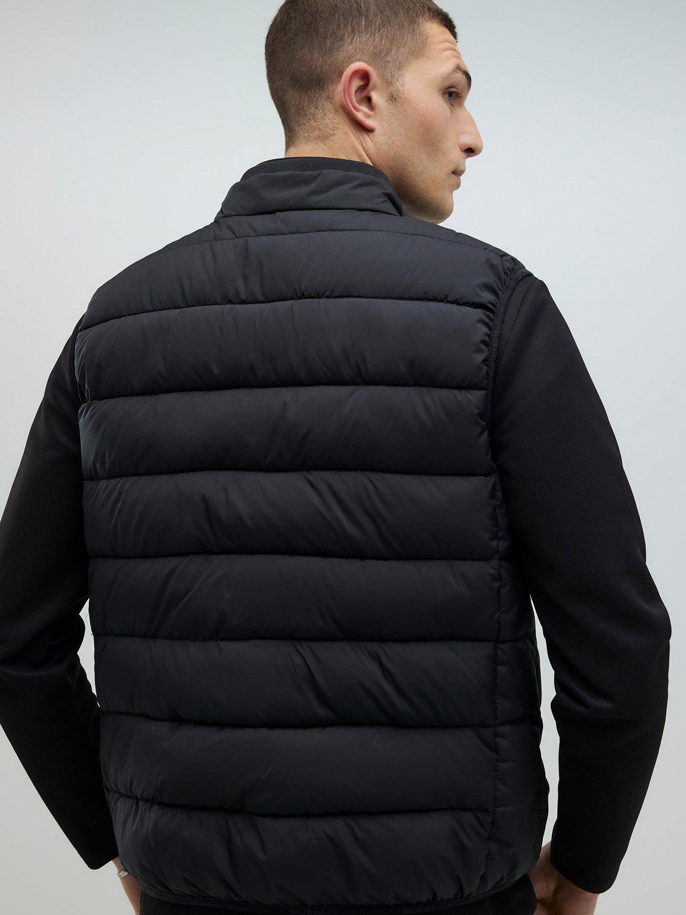 Image 2 of 4 of River Island Logo Essential Gilet - Black