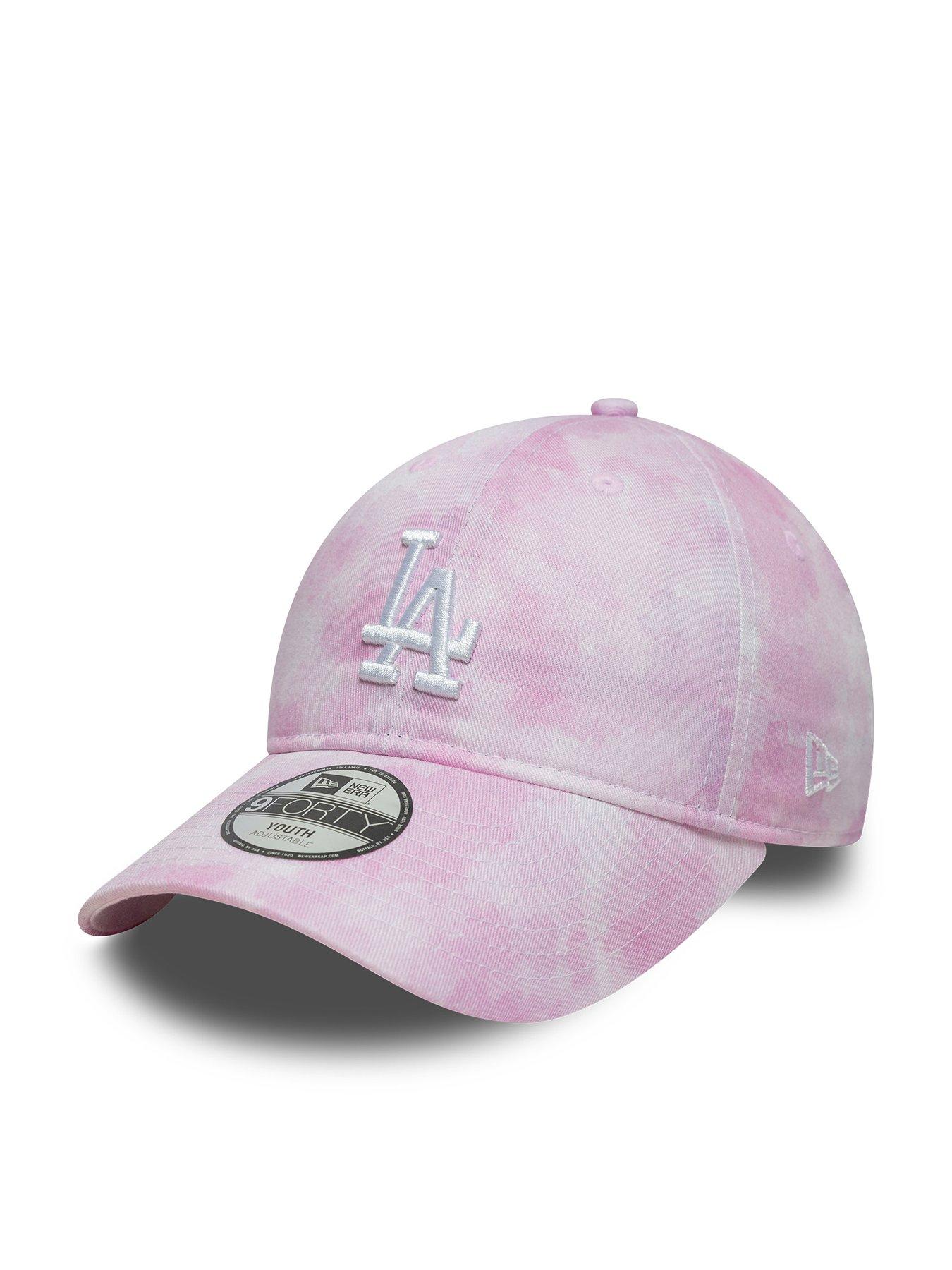 Image 1 of 5 of New Era LA Dodgers MLB Tie Dye 9Twenty Baseball Cap - Pink