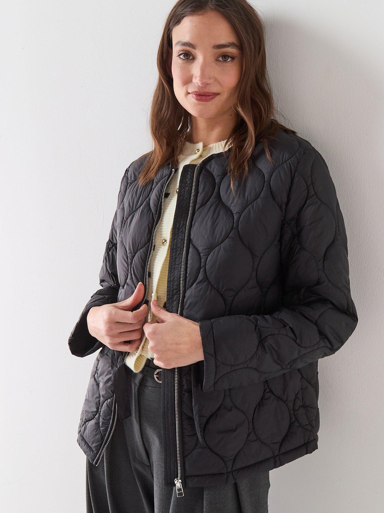 Image 1 of 6 of Only Amara Quilted Jacket - Black
