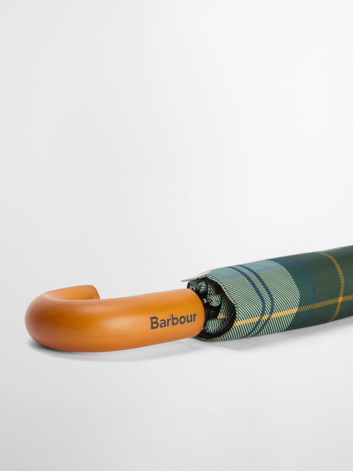  image of barbour-tartan-small-umbrella-green