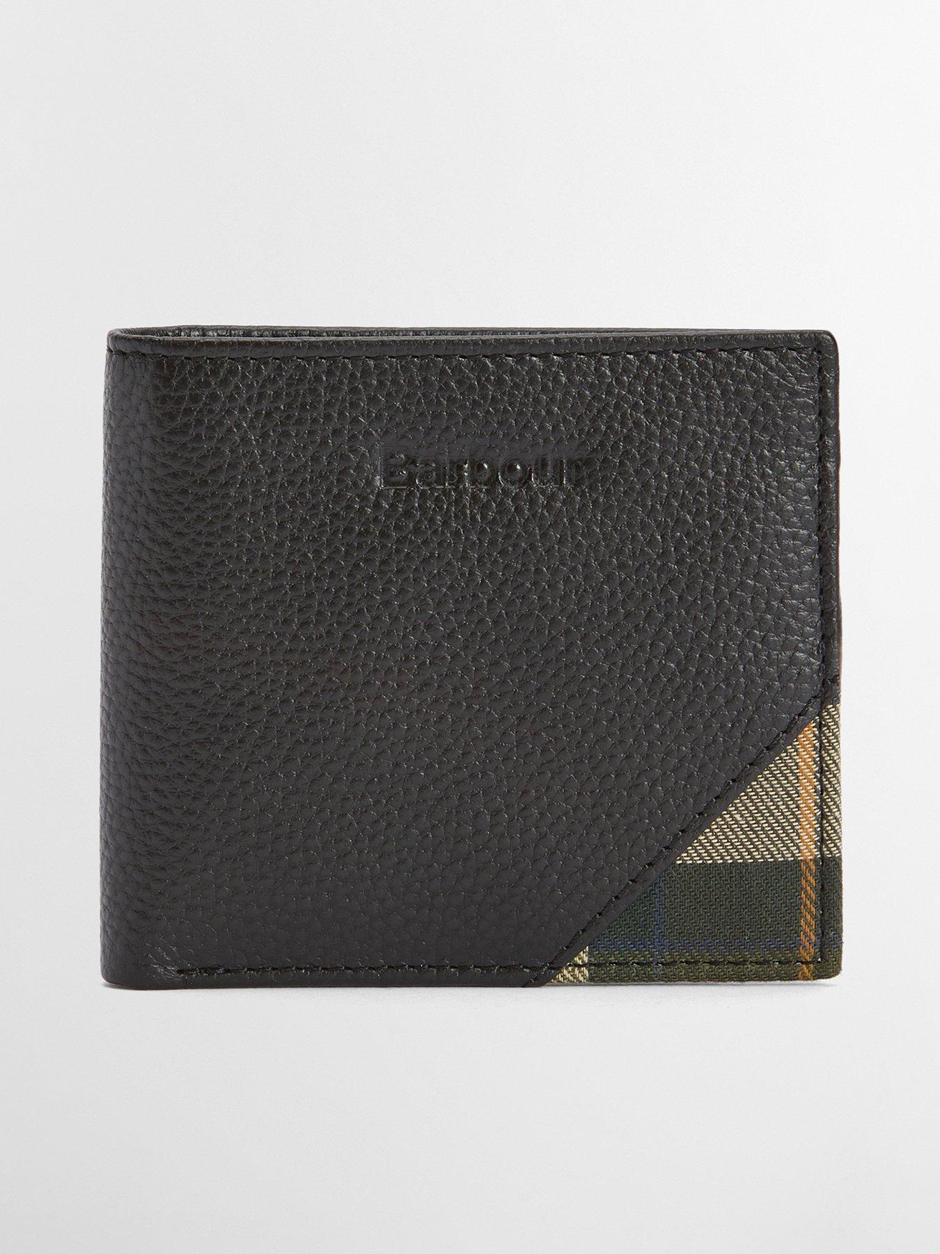  image of barbour-tarbert-leather-wallet-black