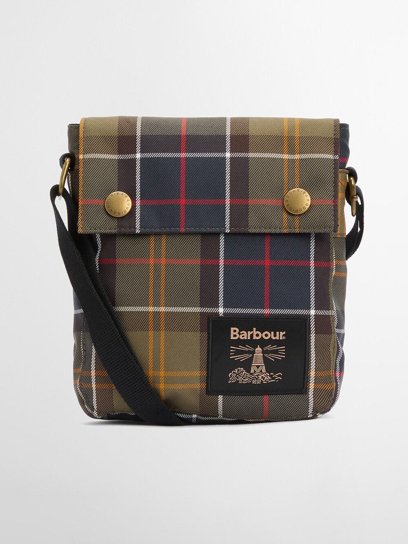 Barbour Torridon Tartan Flight Crossbody Bag - Green