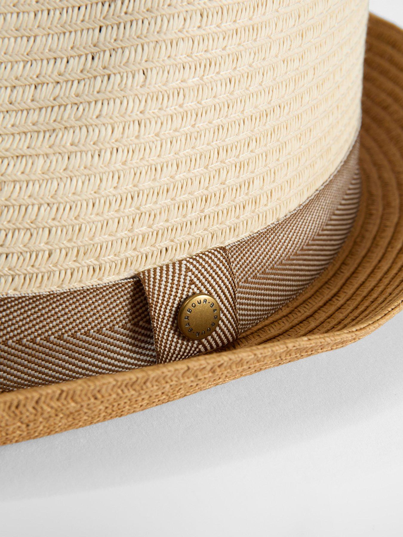 Image 4 of 5 of Barbour Ashill Trilby Summer Hat - White