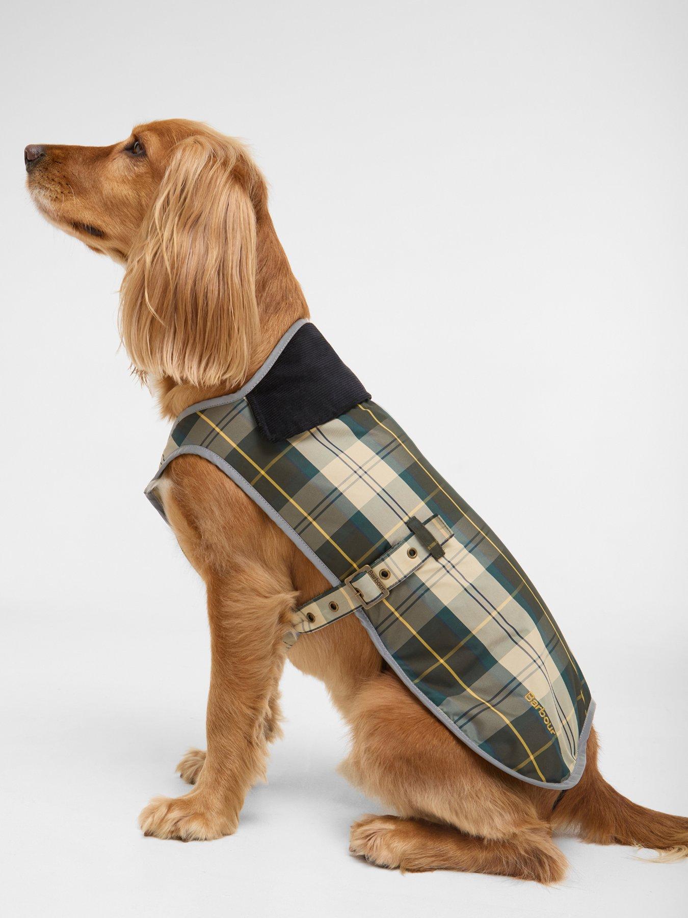 Image 3 of 5 of Barbour Tartan Waterproof Dog Coat - Green