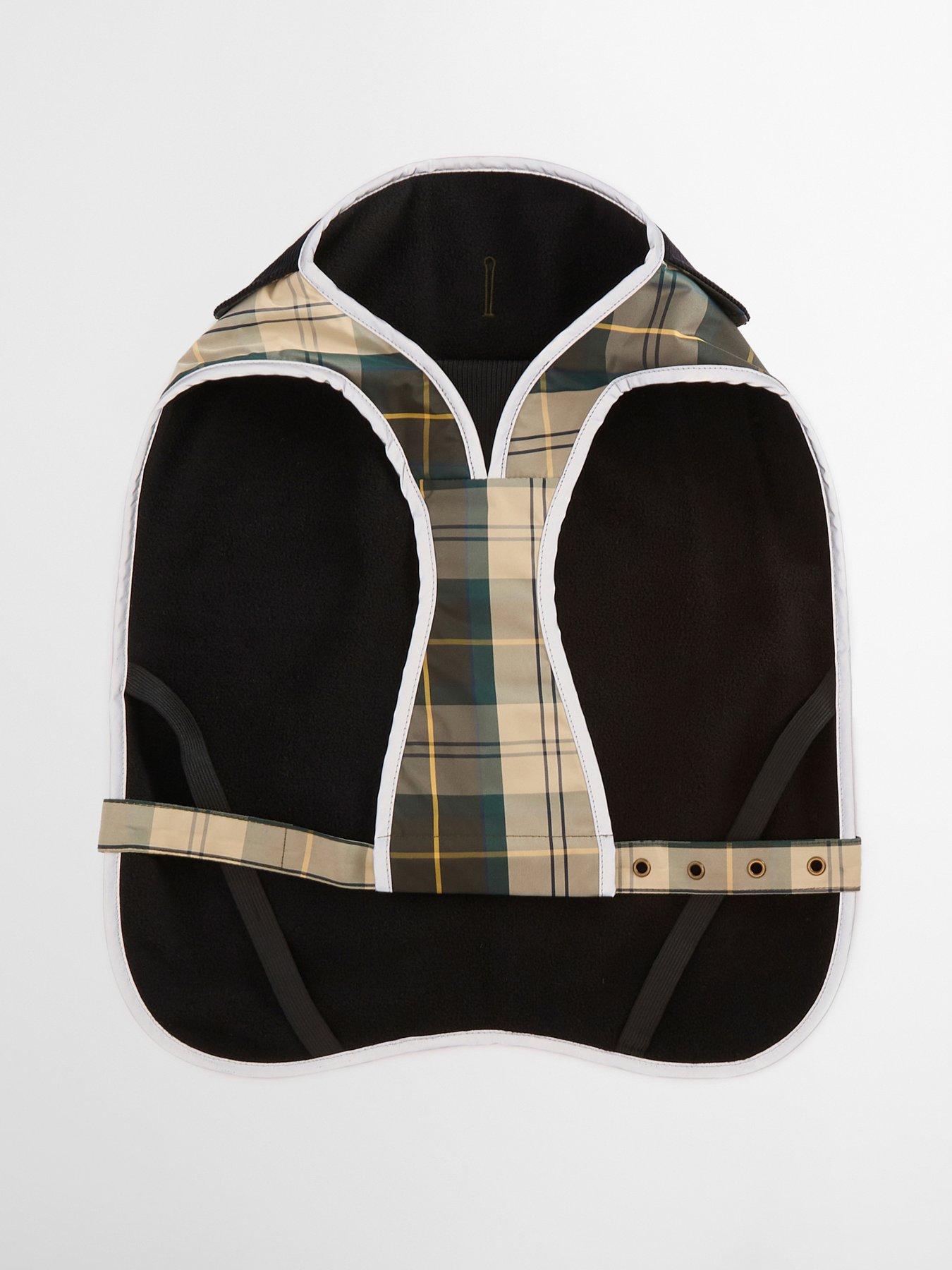 Image 4 of 5 of Barbour Tartan Waterproof Dog Coat - Green