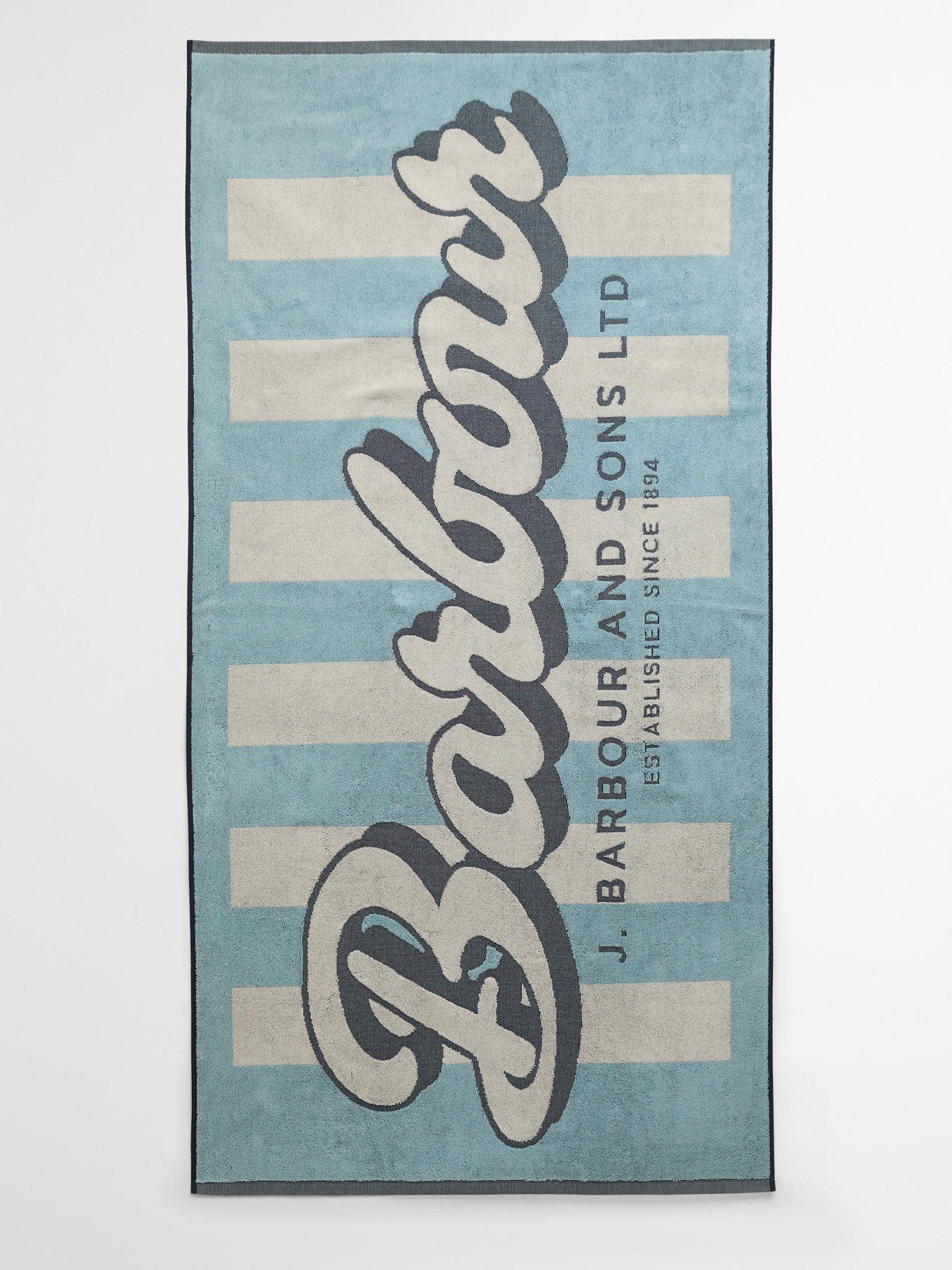 Image 2 of 4 of Barbour Archive Beach Towel - Blue