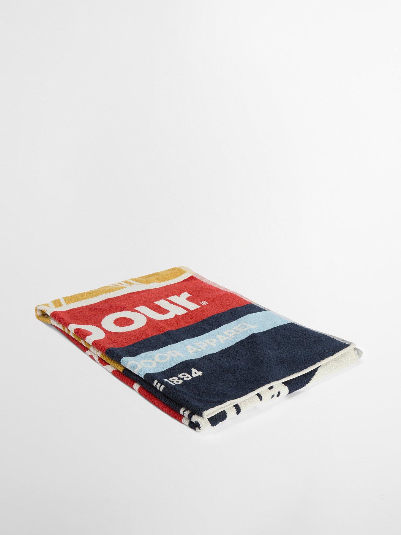 Image 1 of 5 of Barbour Archive Beach Towel - Blue