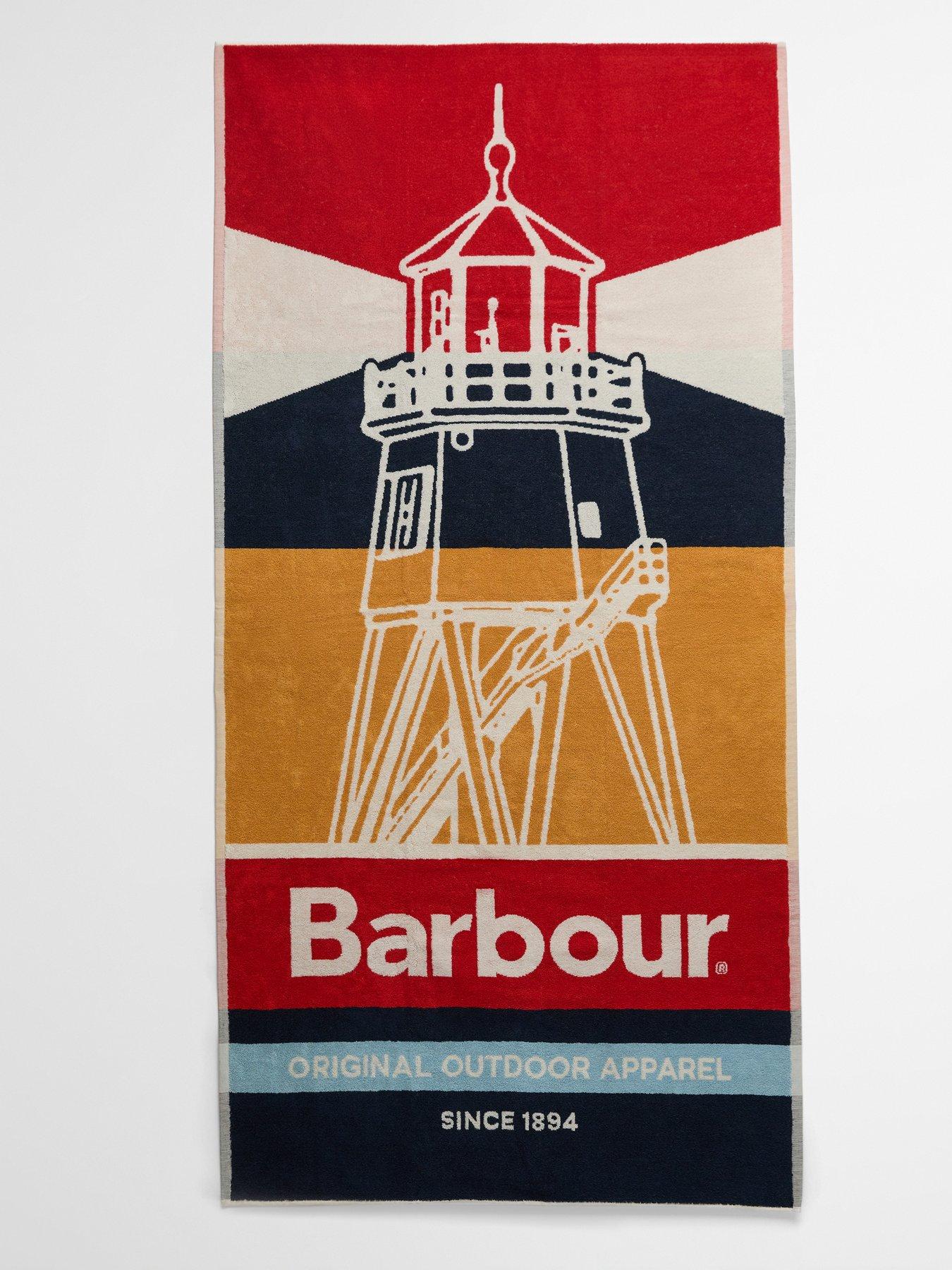 Image 3 of 5 of Barbour Archive Beach Towel - Blue