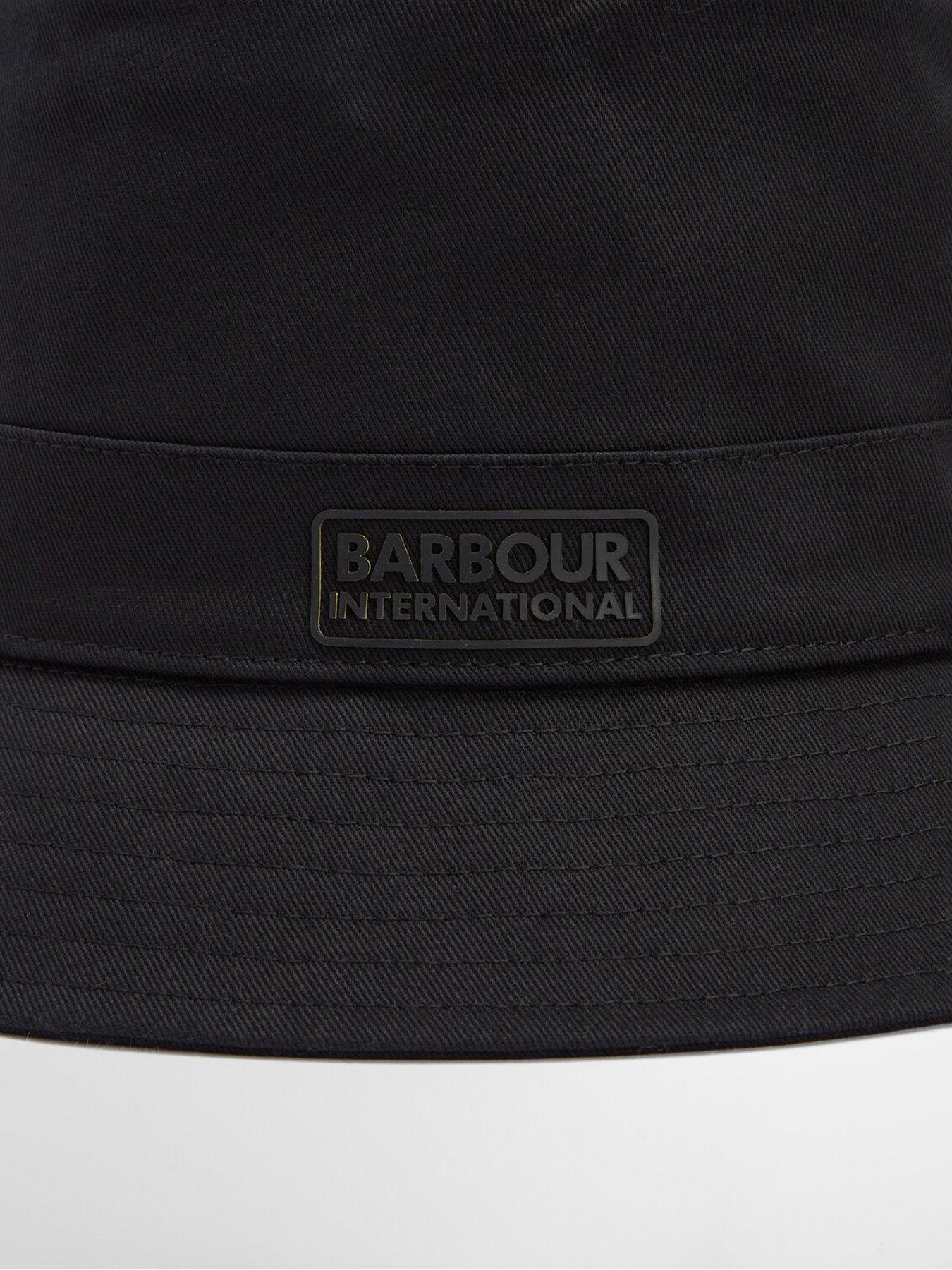  image of barbour-international-international-norton-drill-bucket-hat-black