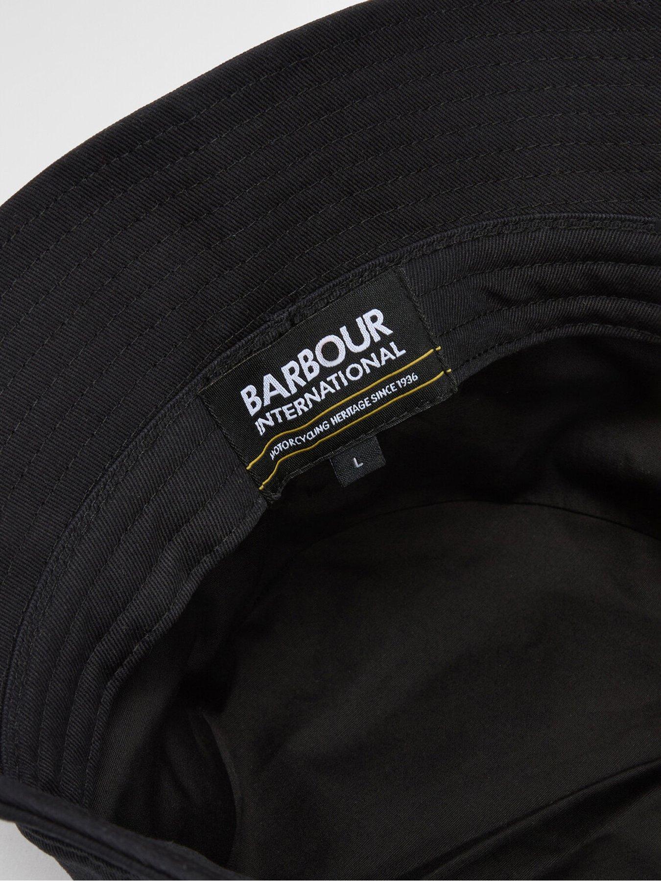  image of barbour-international-international-norton-drill-bucket-hat-black