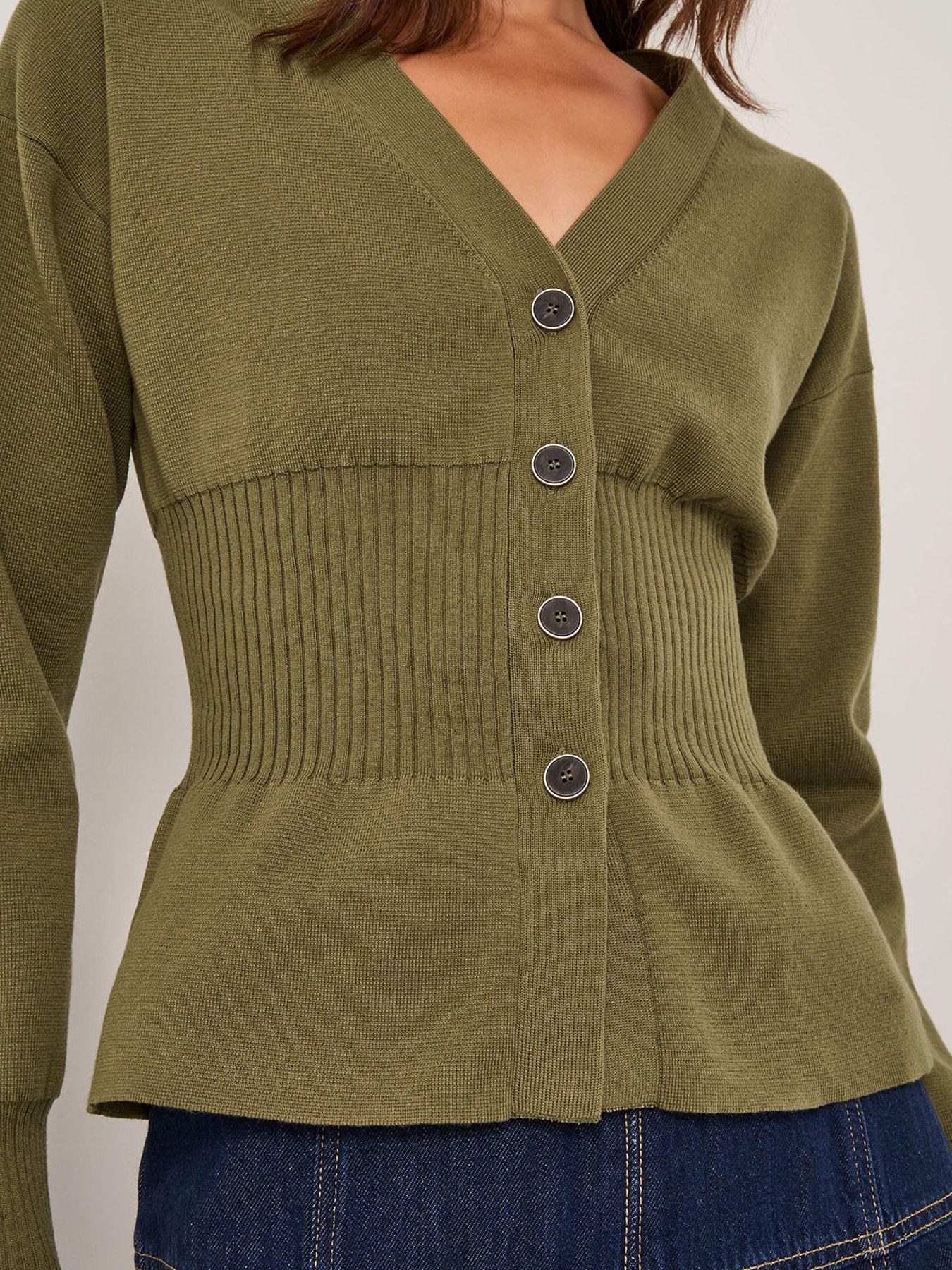 Image 4 of 5 of Monsoon Suzy Shaped Cardigan