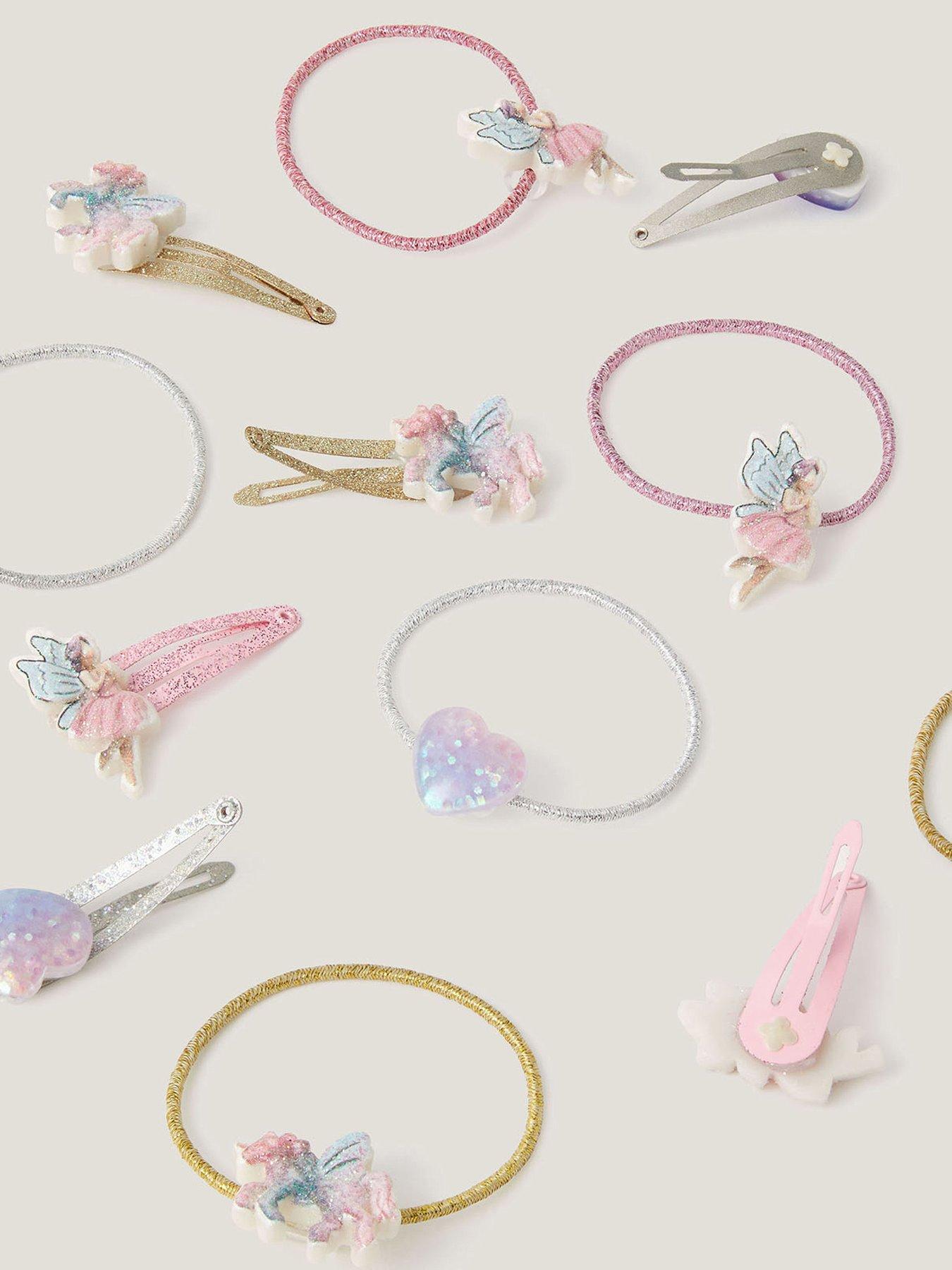 Image 2 of 3 of Monsoon Girls Fairytale Hair Set - Multi