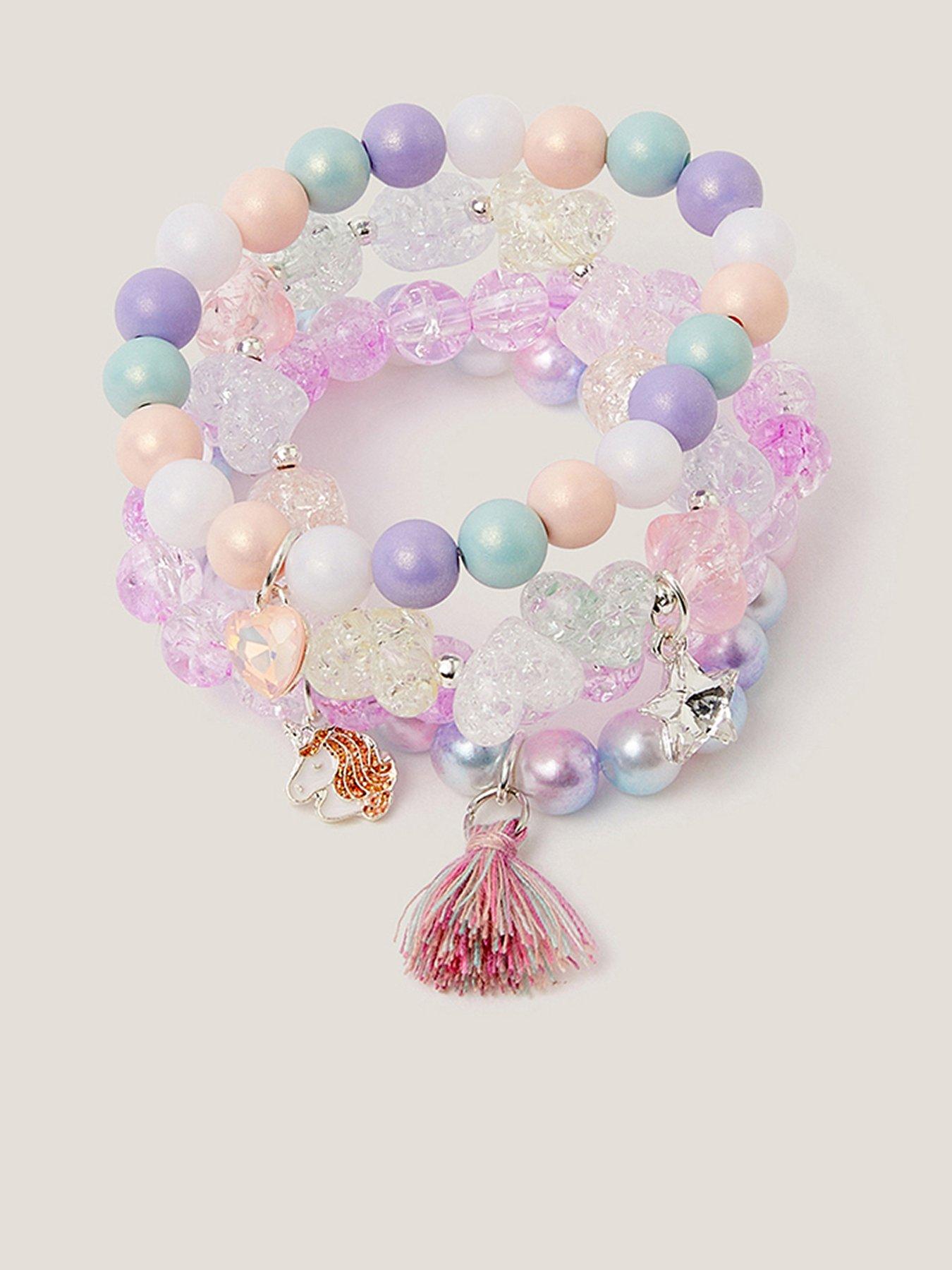  image of monsoon-girls-4-pack-treat-bracelets-multi