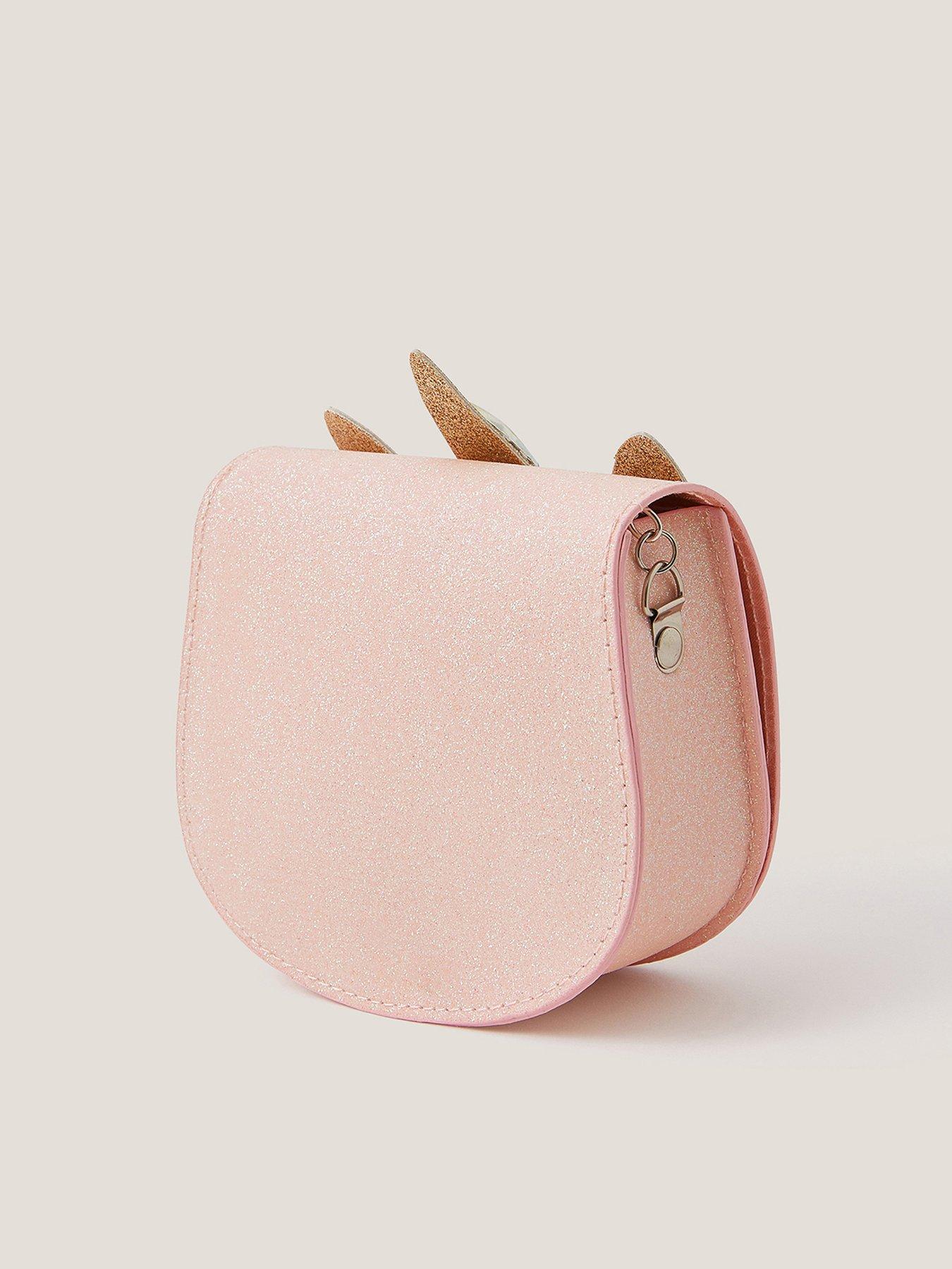  image of monsoon-girls-unicorn-treasure-bag-light-cream