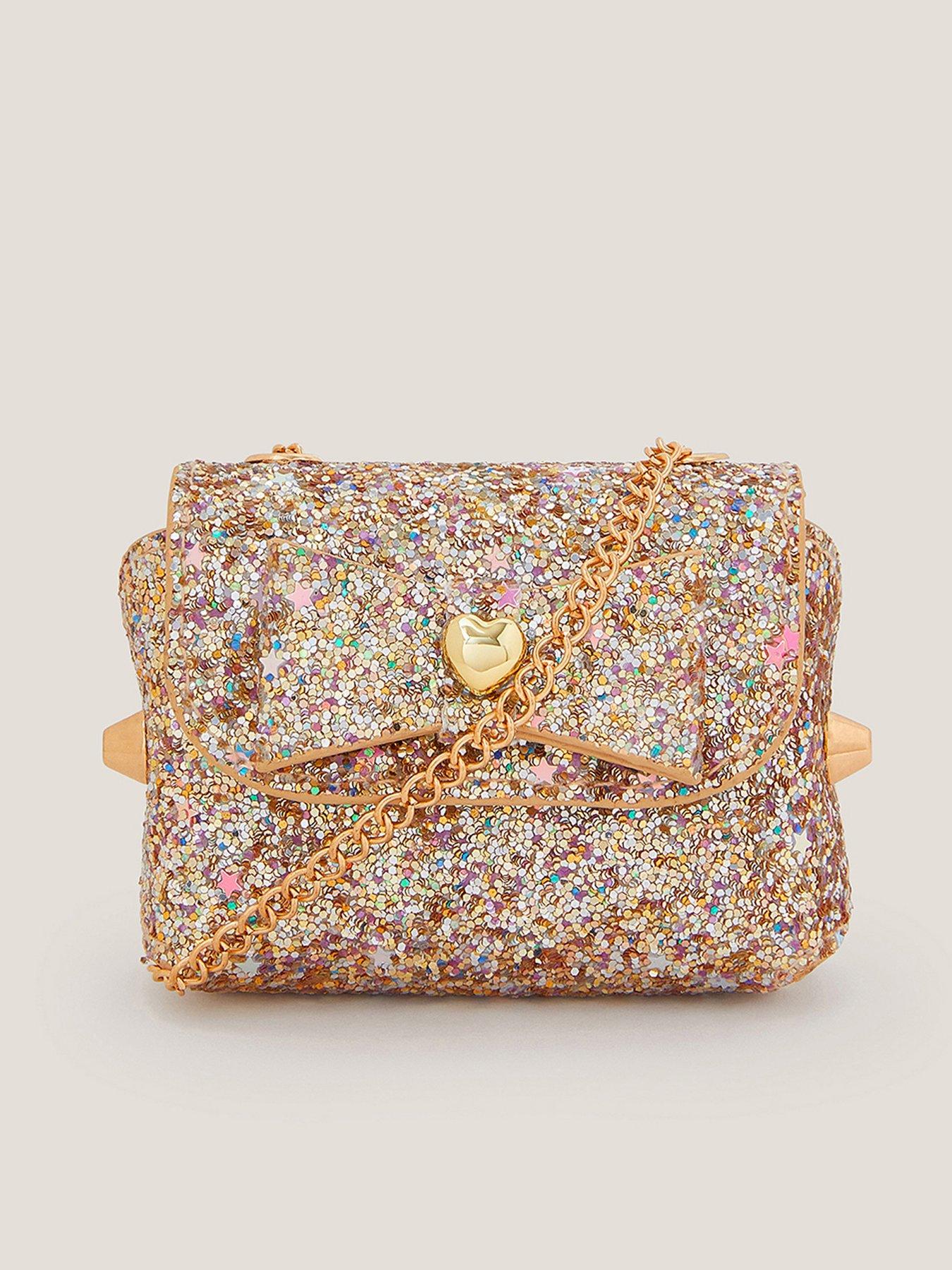 Monsoon Girls Super Glitz Mini Bag - Gold