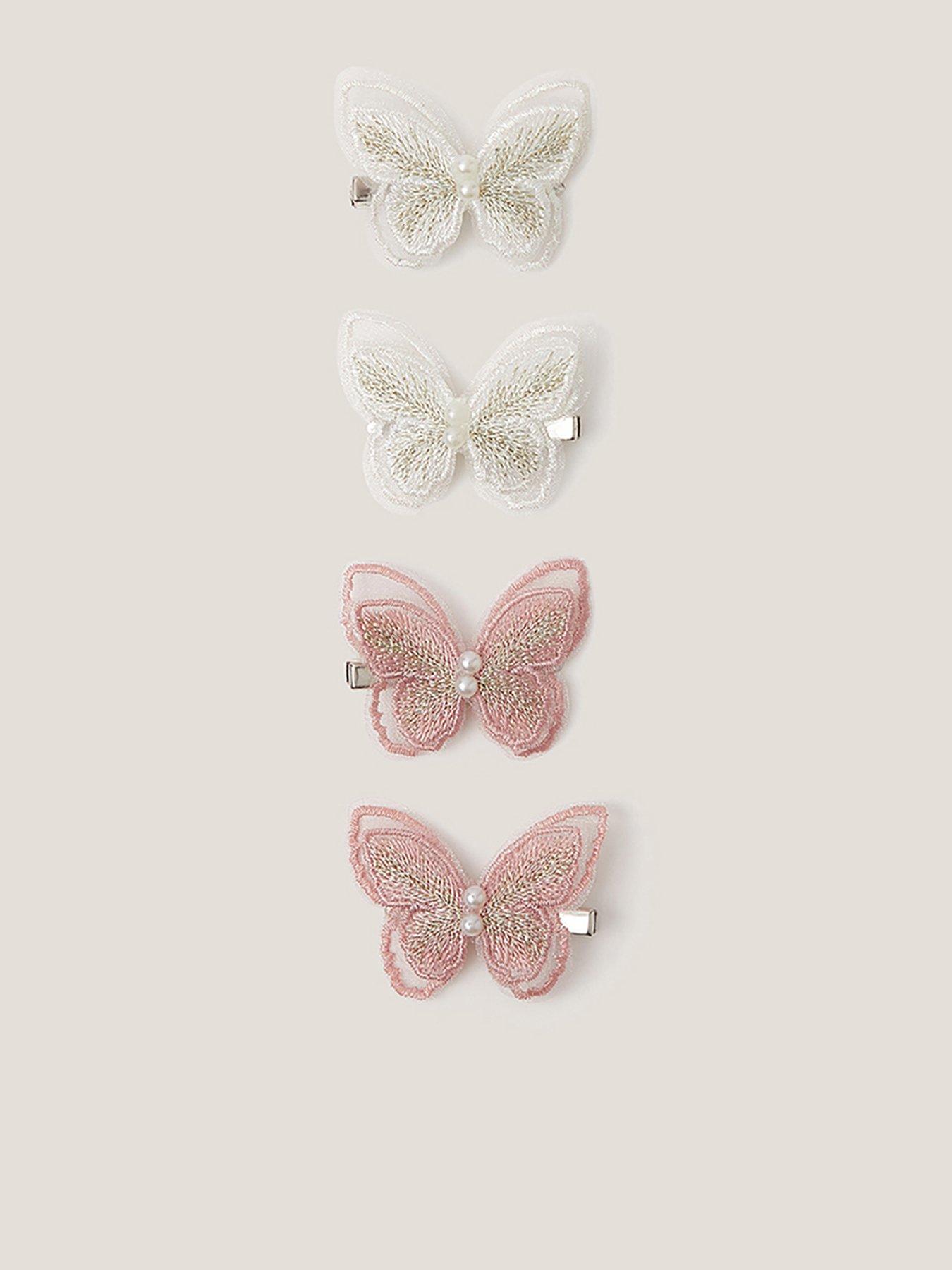 monsoon-girls-4-pack-embroidered-butterfly-clips-pink
