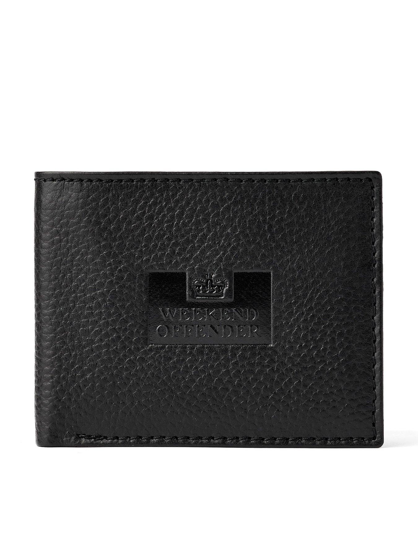 front image of weekend-offender-boxed-billford-wallet-black