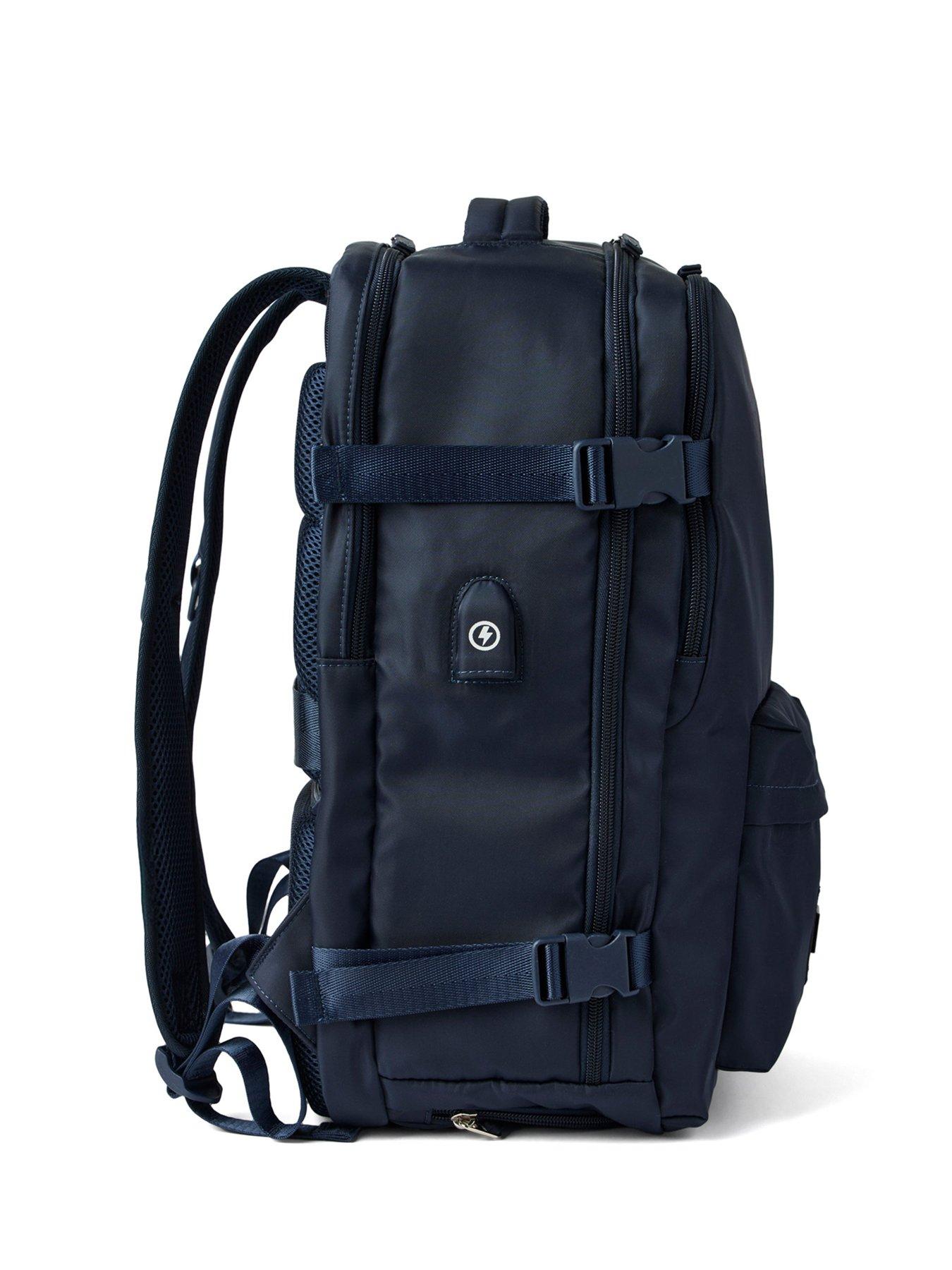 Image 3 of 7 of Weekend Offender Weekend Offender Overnighter Multi Pocket Backpack - Navy