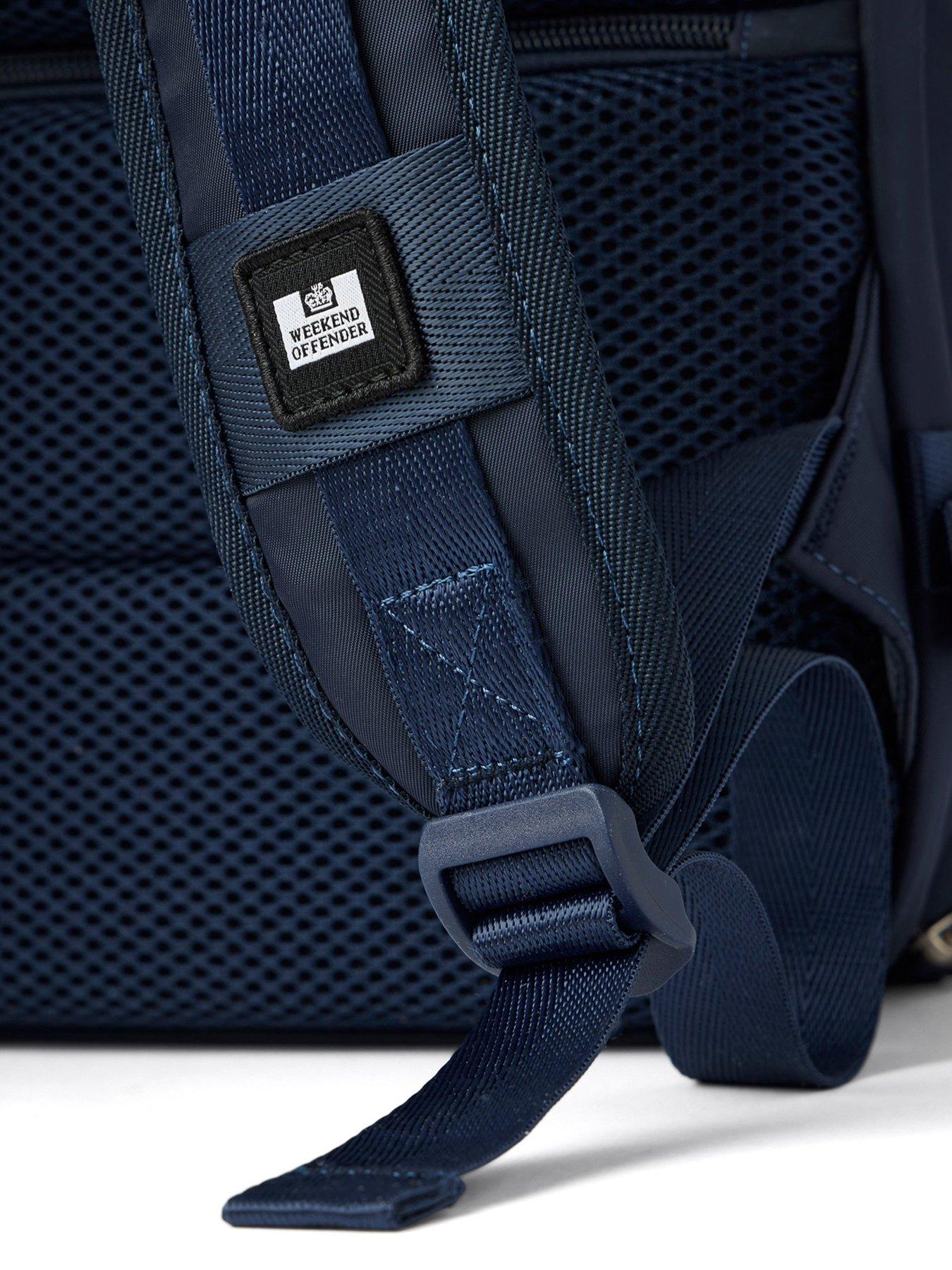 Image 5 of 7 of Weekend Offender Weekend Offender Overnighter Multi Pocket Backpack - Navy