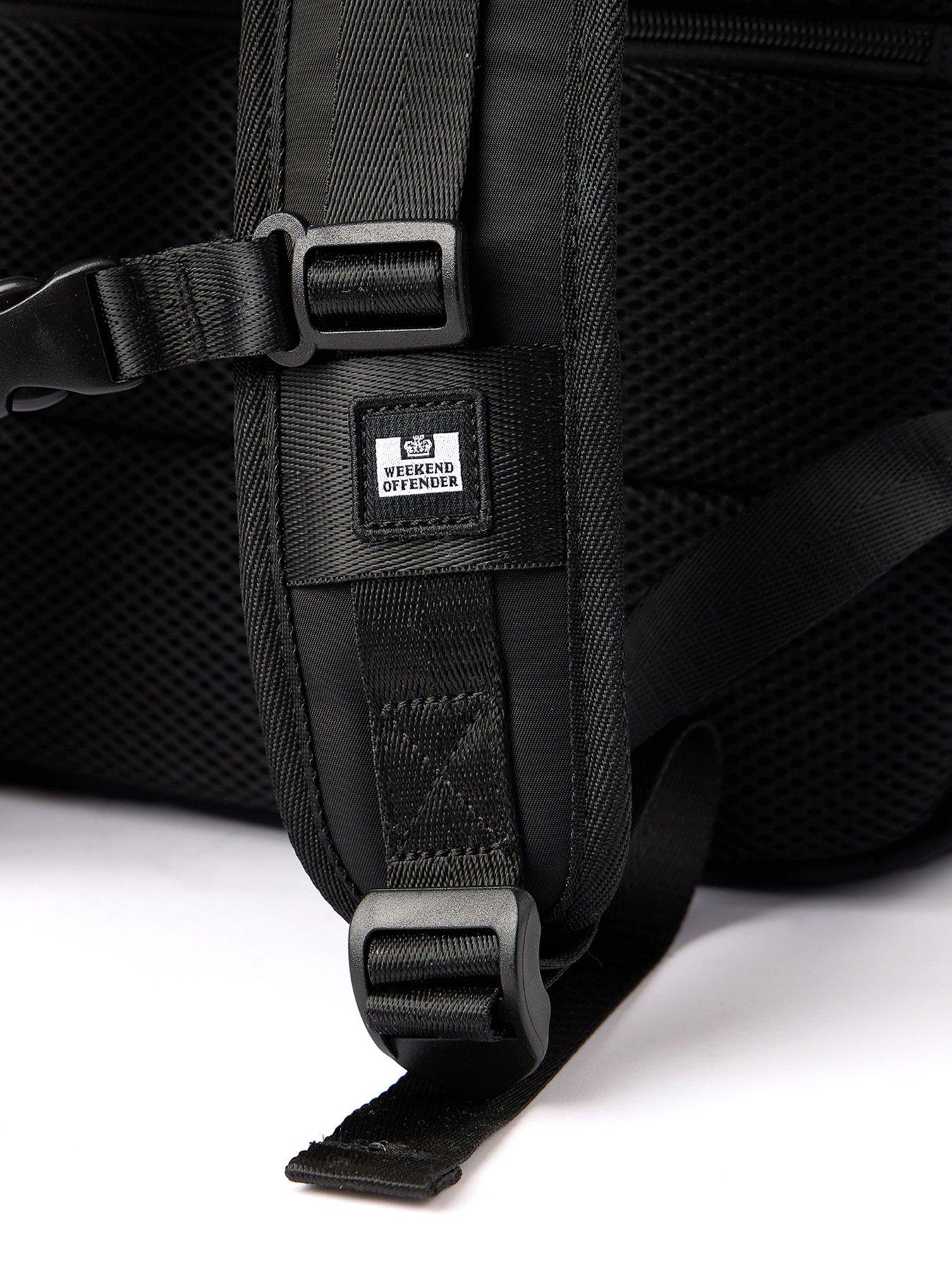 Image 4 of 7 of Weekend Offender Overnighter Multi Pocket Backpack - Black