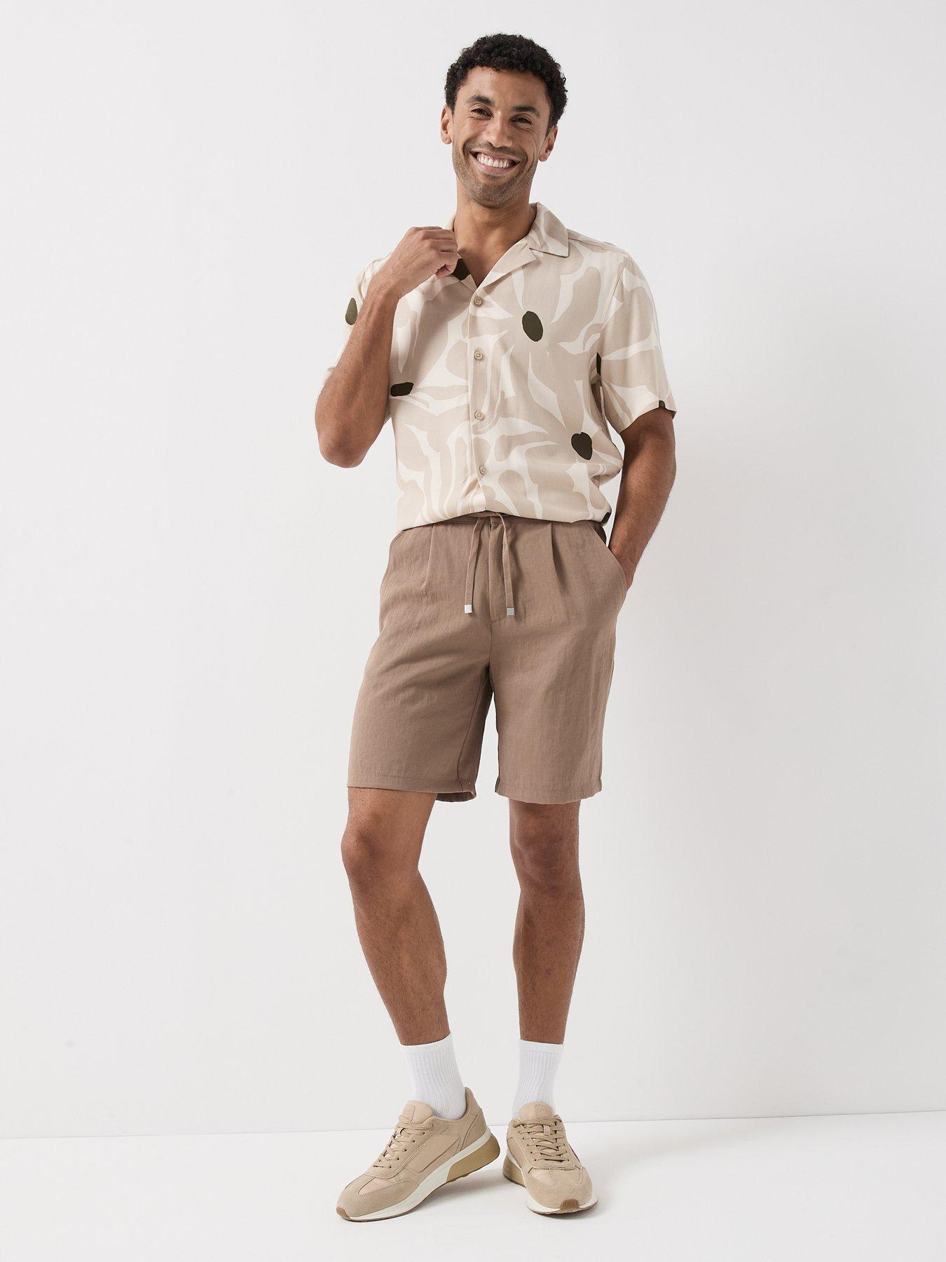  image of only-sons-wake-loose-shorts-brown