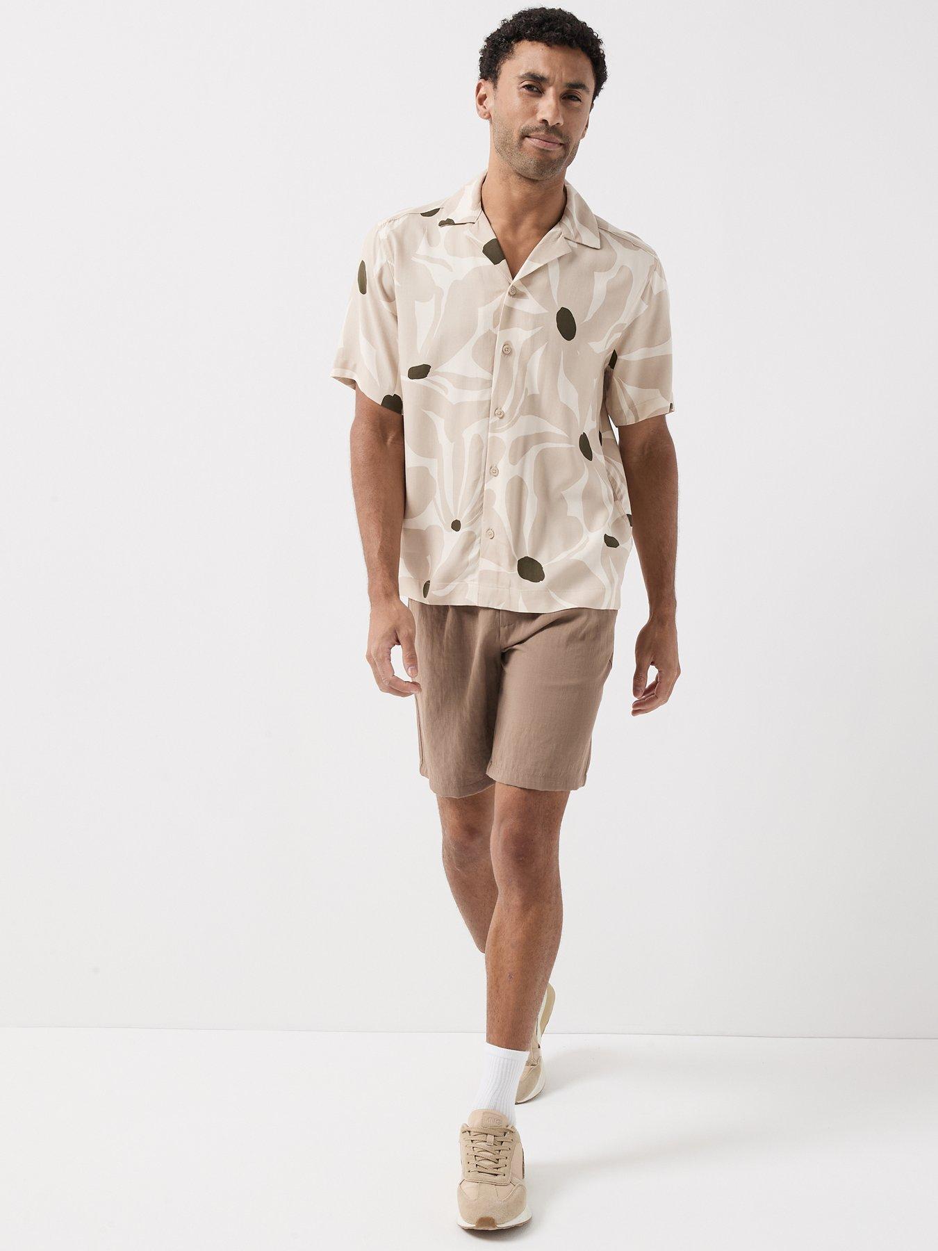  image of only-sons-wake-loose-shorts-brown
