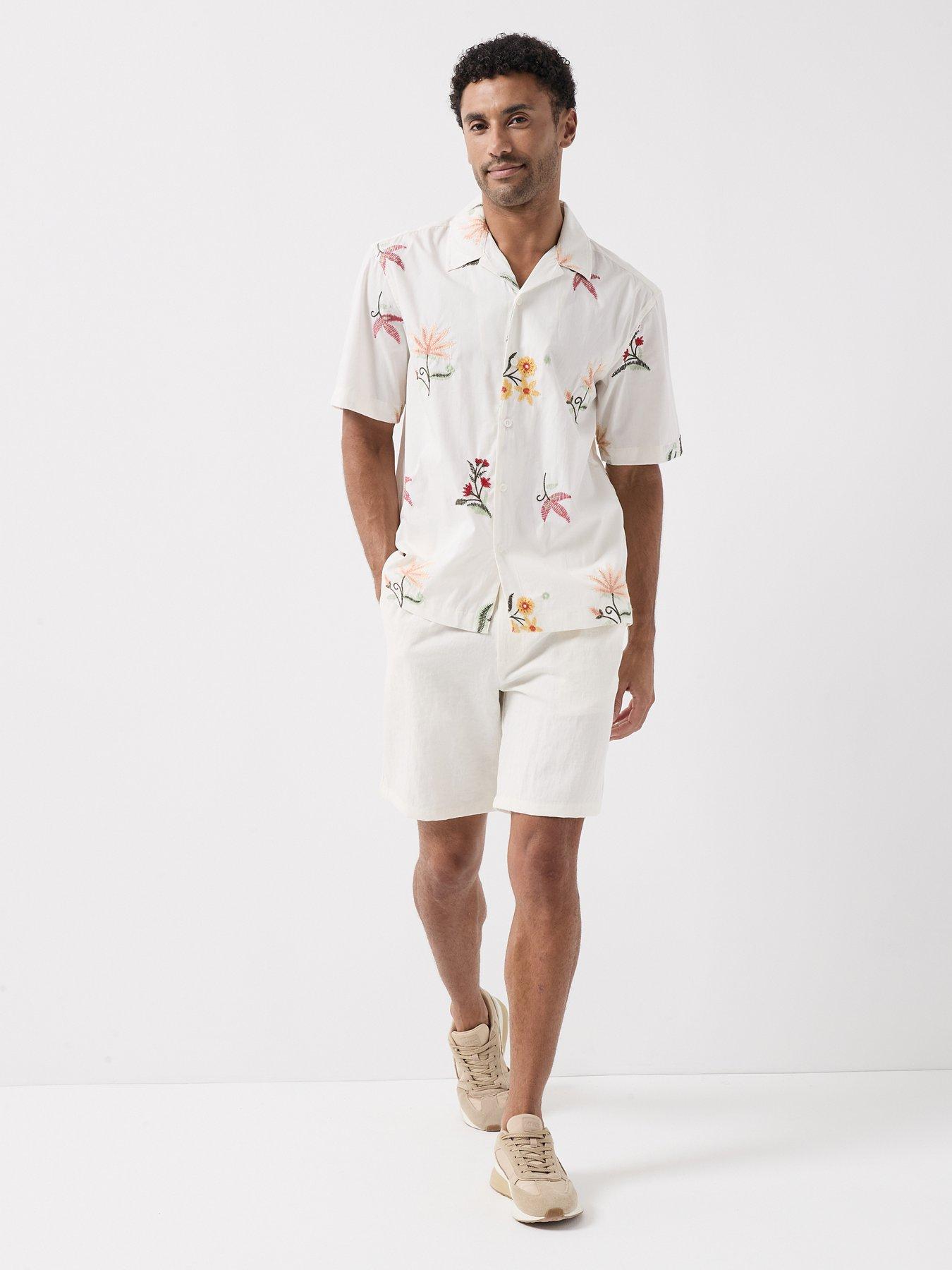  image of only-sons-wake-loose-shorts-cream