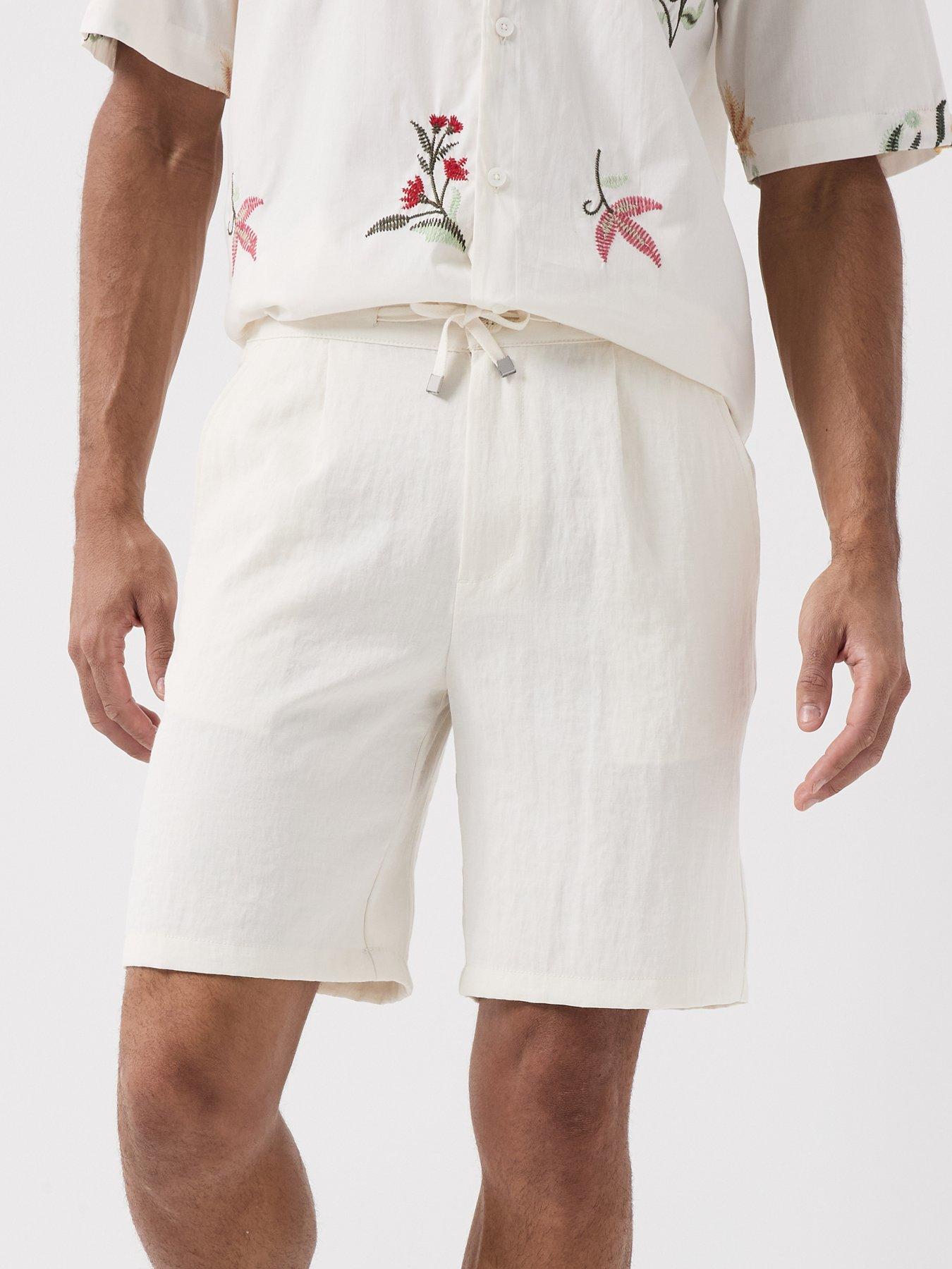  image of only-sons-wake-loose-shorts-cream