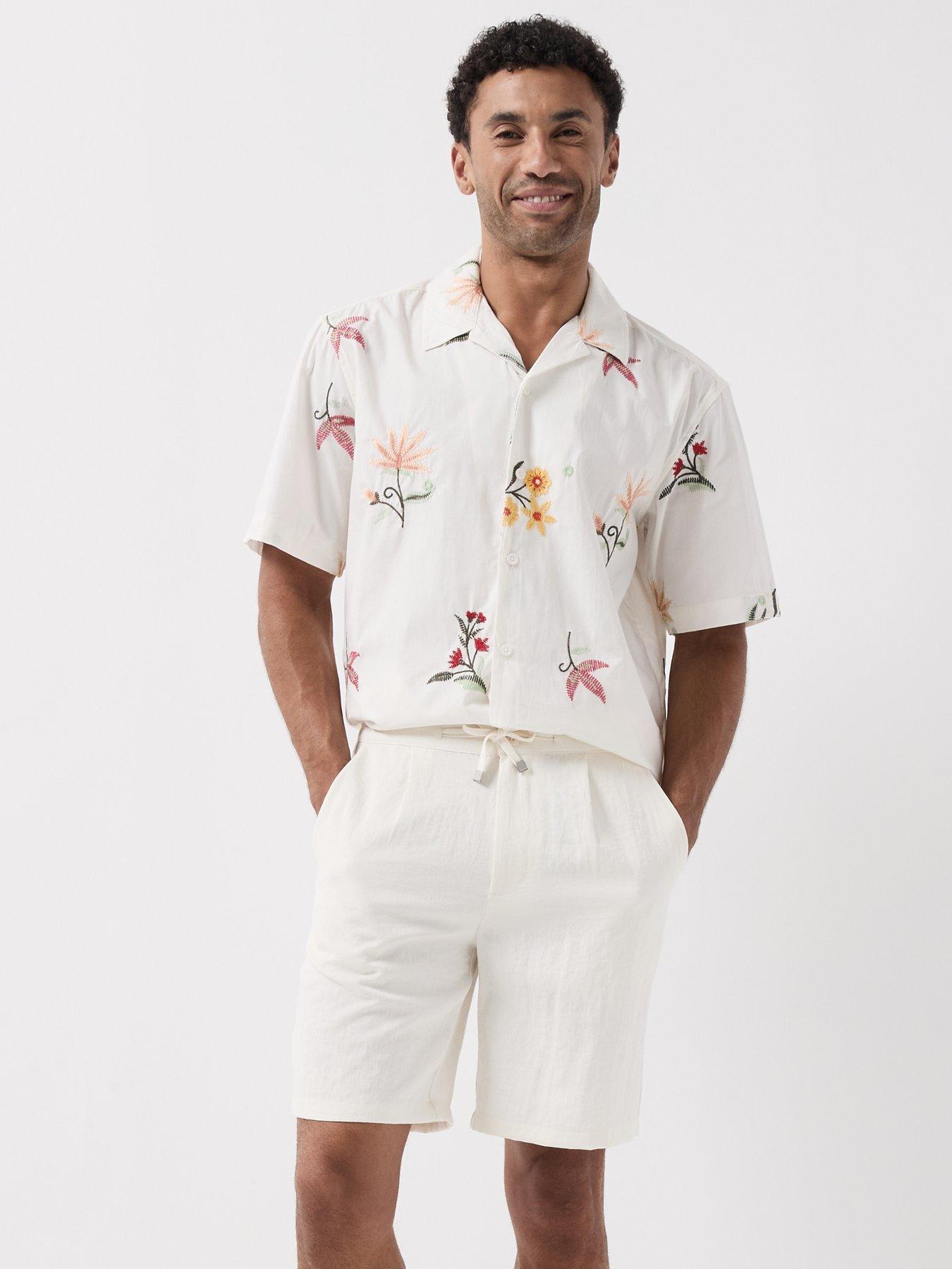  image of only-sons-wake-loose-shorts-cream