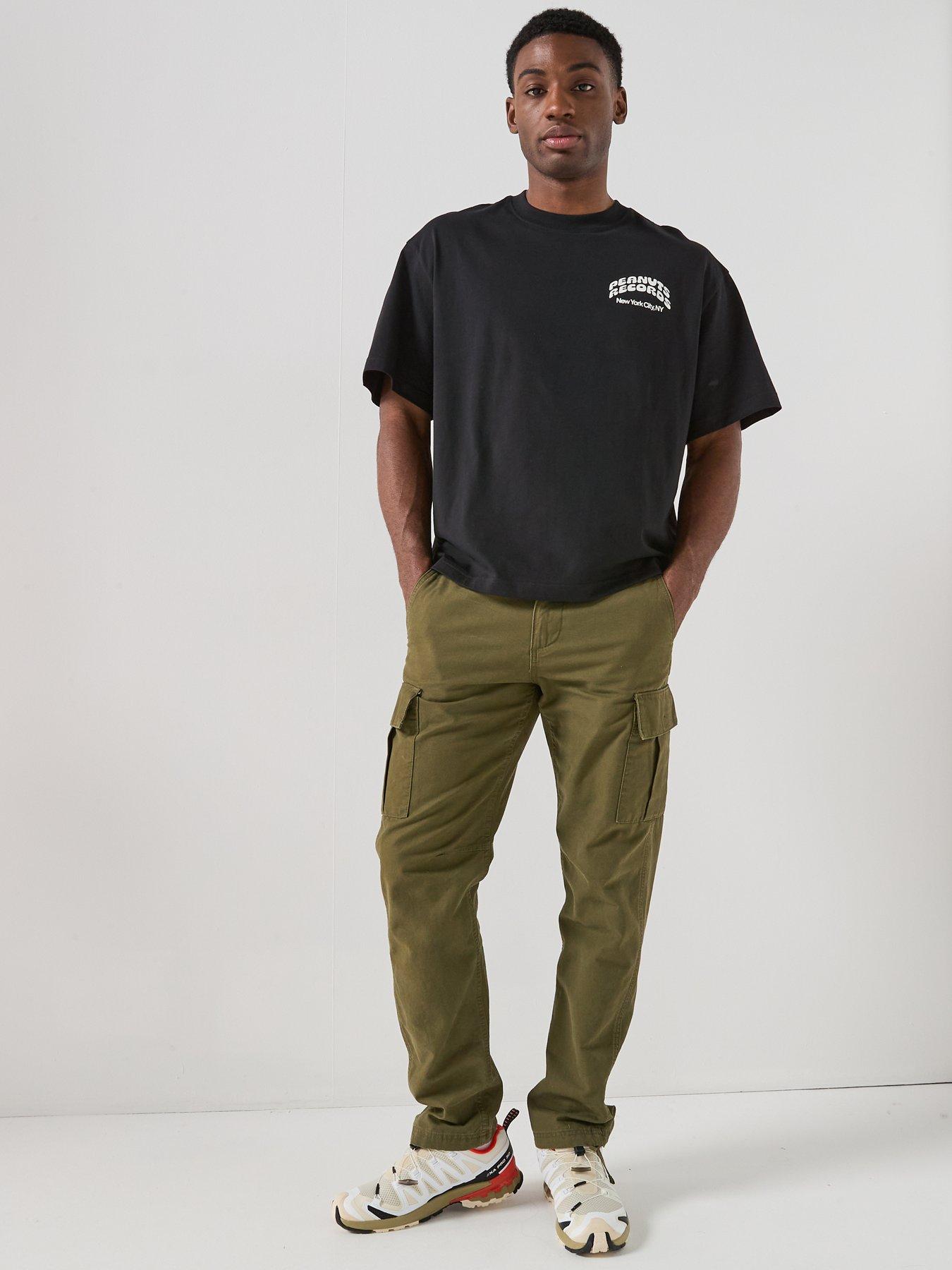  image of only-sons-peanuts-back-graphic-t-shirt-black