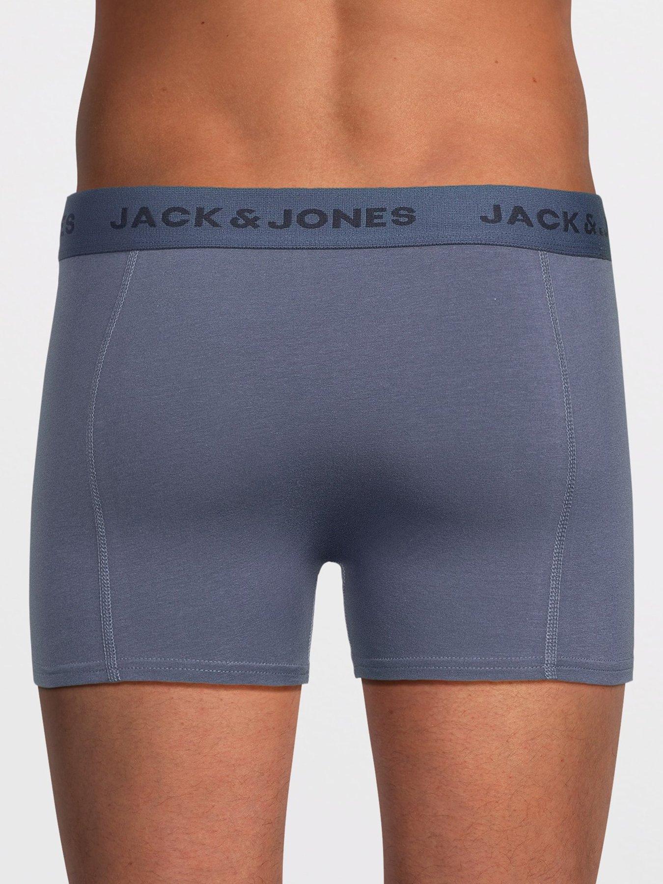  image of jack-jones-jeremiah-trunks-3-pack-navy