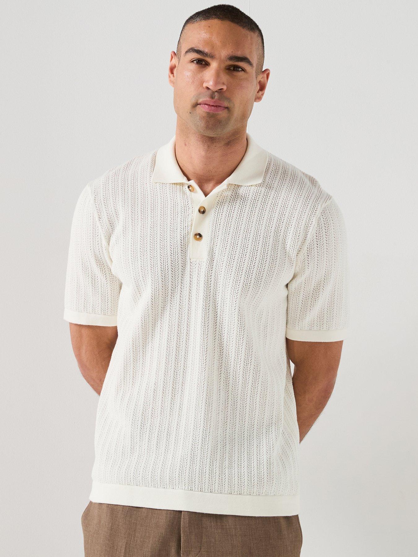 only-sons-moon-short-sleeve-knitted-polo-shirt-off-white