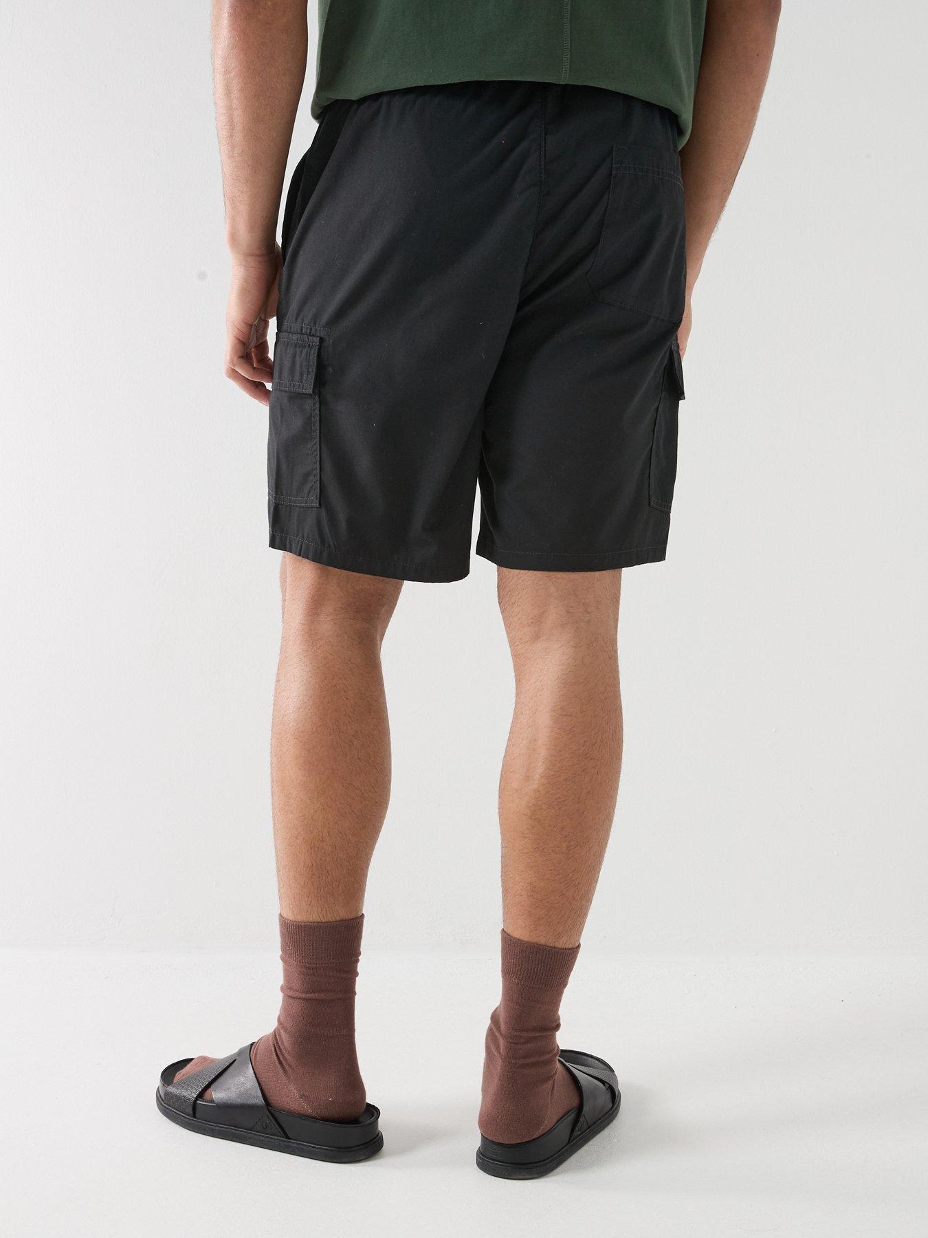 Image 2 of 4 of ONLY & SONS Kal Cargo Shorts - Black