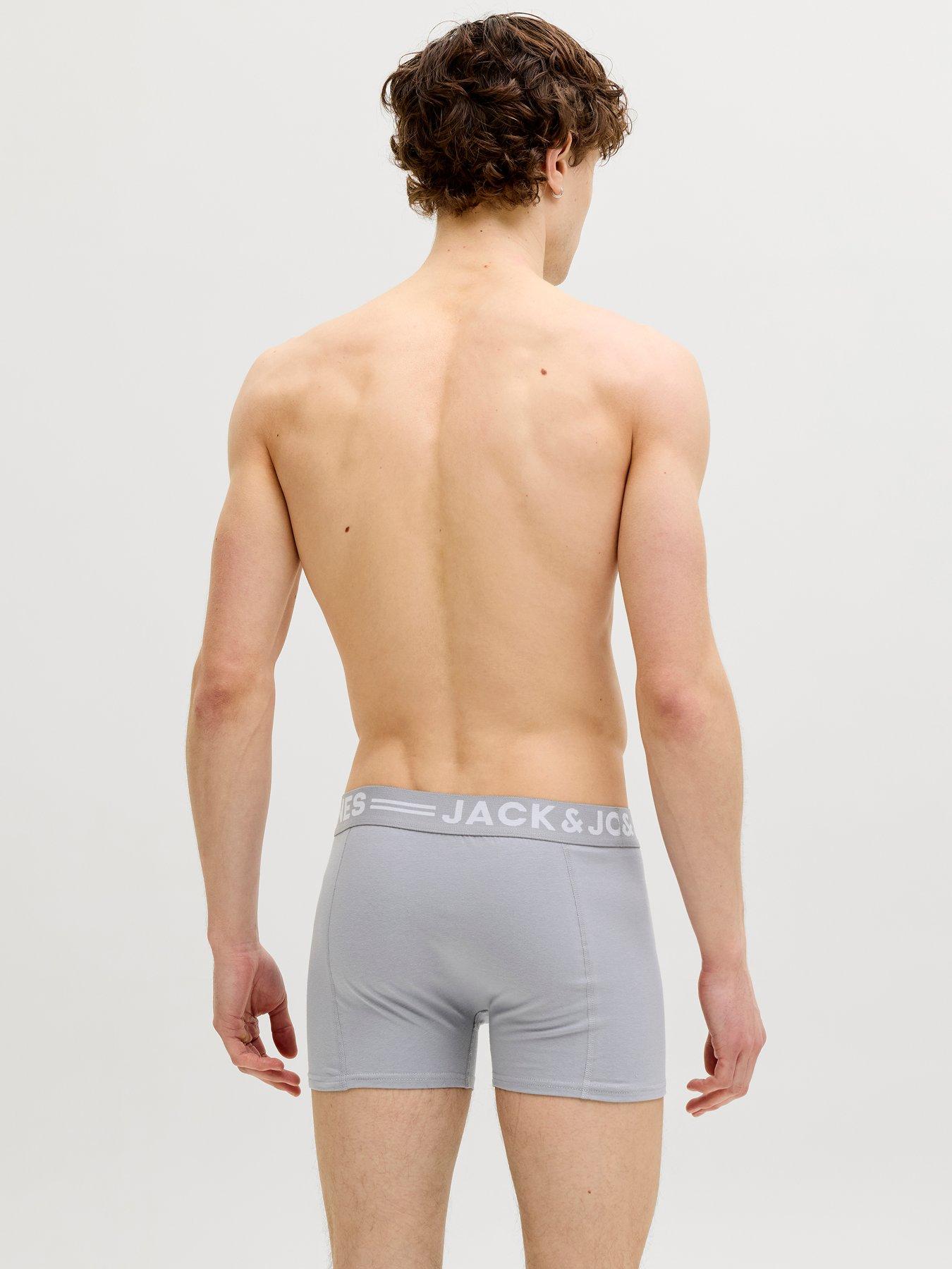  image of jack-jones-3-pack-sense-logo-trunks-multi
