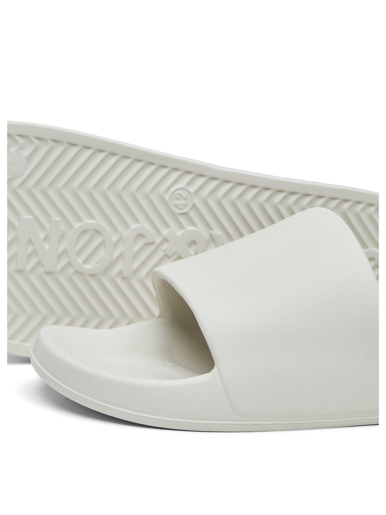 Image 3 of 4 of Jack & Jones Moulded Slider - White