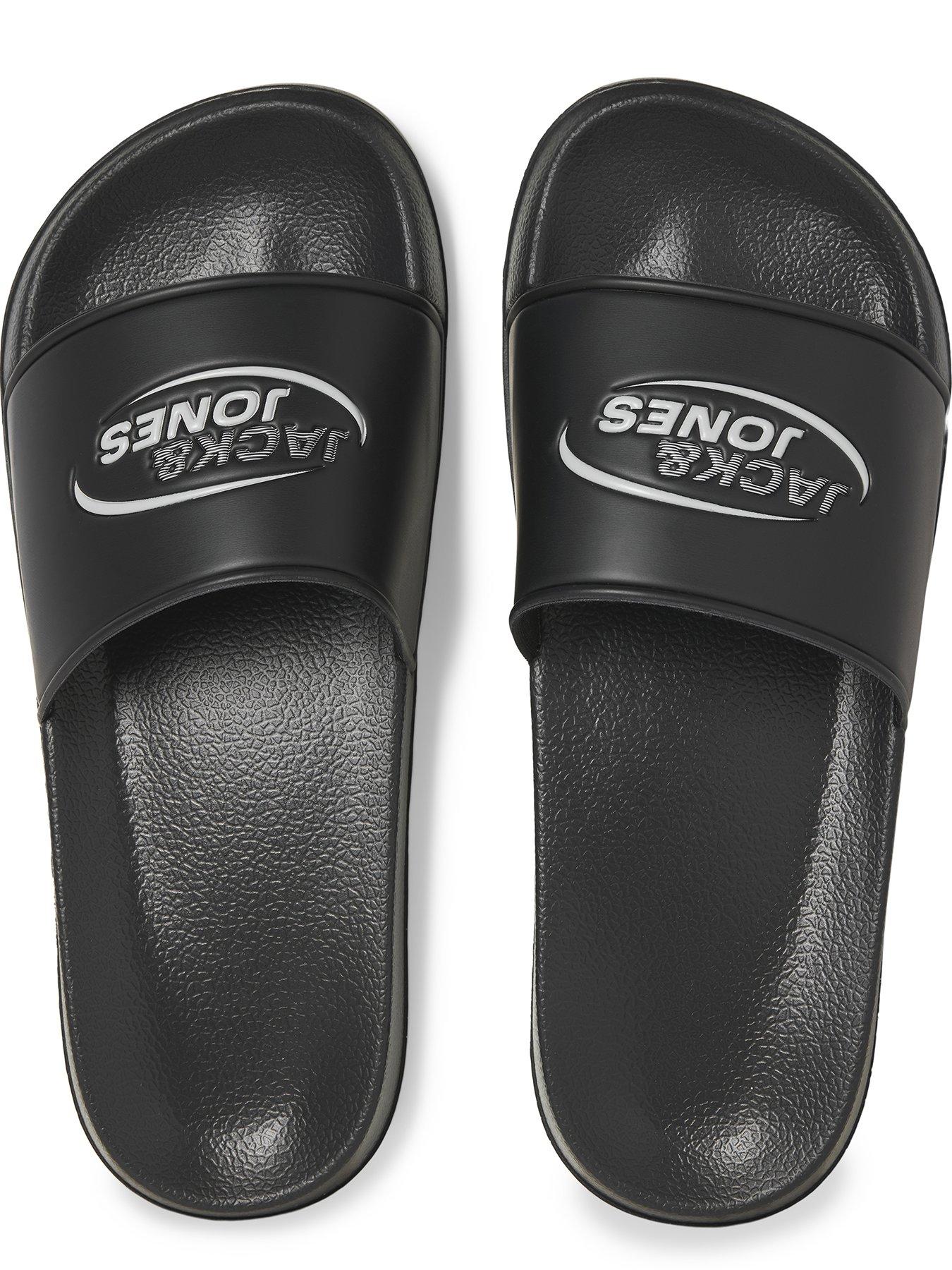 Image 4 of 4 of Jack & Jones Oscar Logo Slider - Black